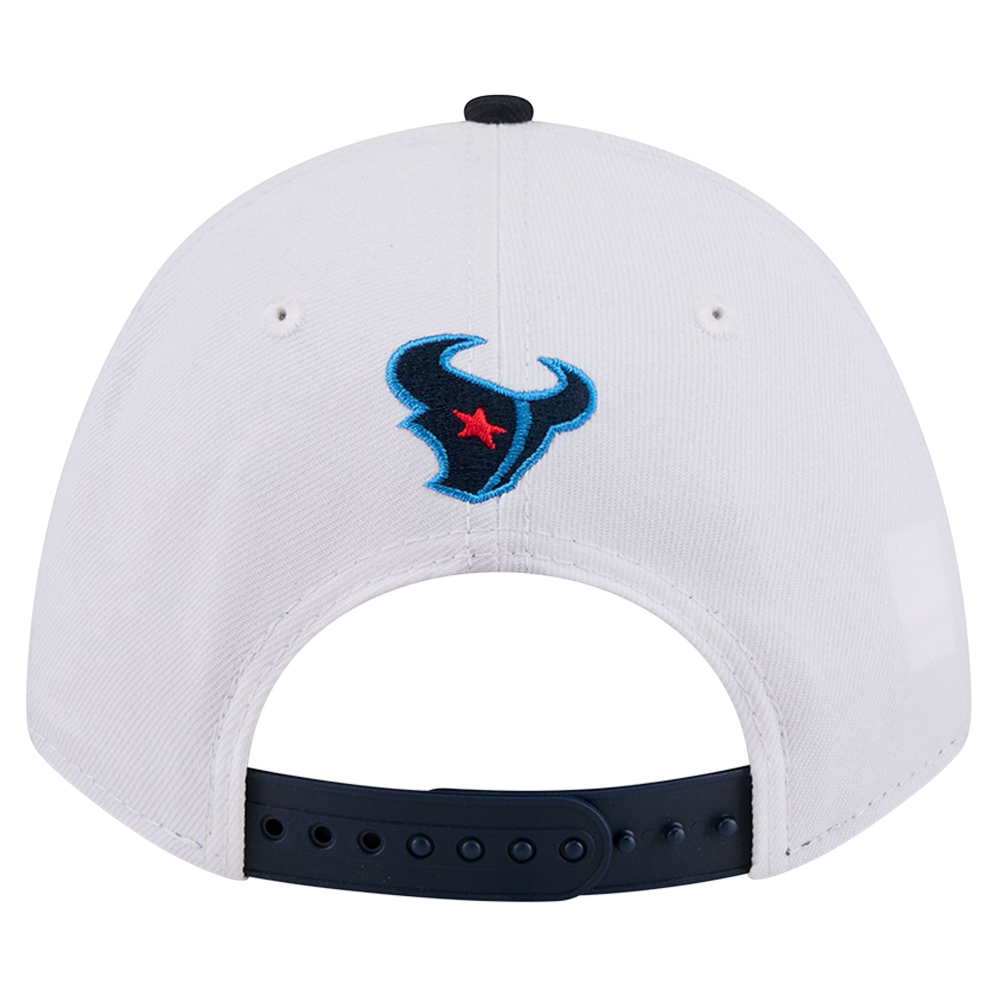 Casquette ajustable New Era blanche et noire Houston Texans Loyal 9FORTY M-Crown pour homme
