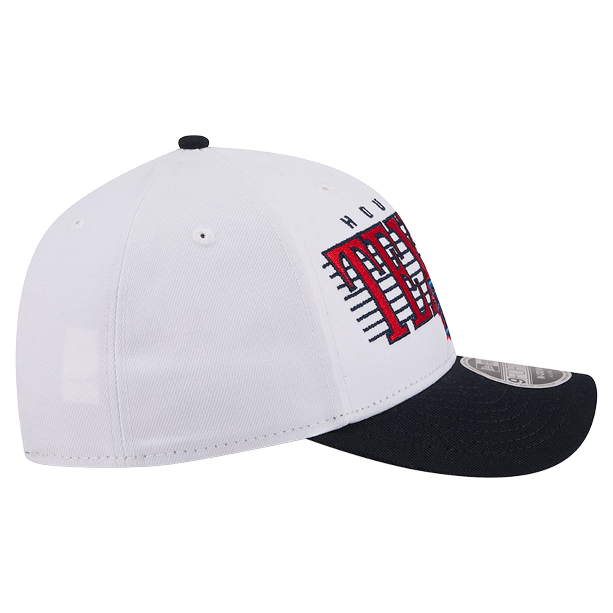 Casquette ajustable New Era blanche et noire Houston Texans Loyal 9FORTY M-Crown pour homme