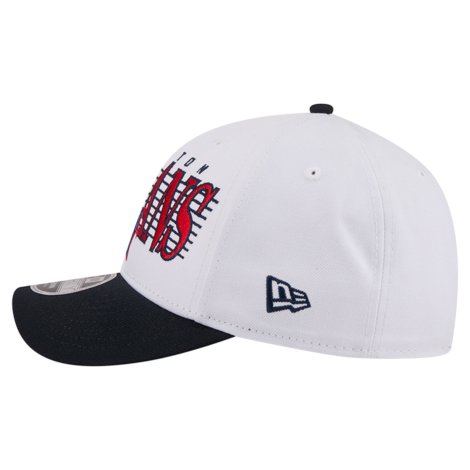 Casquette ajustable New Era blanche et noire Houston Texans Loyal 9FORTY M-Crown pour homme