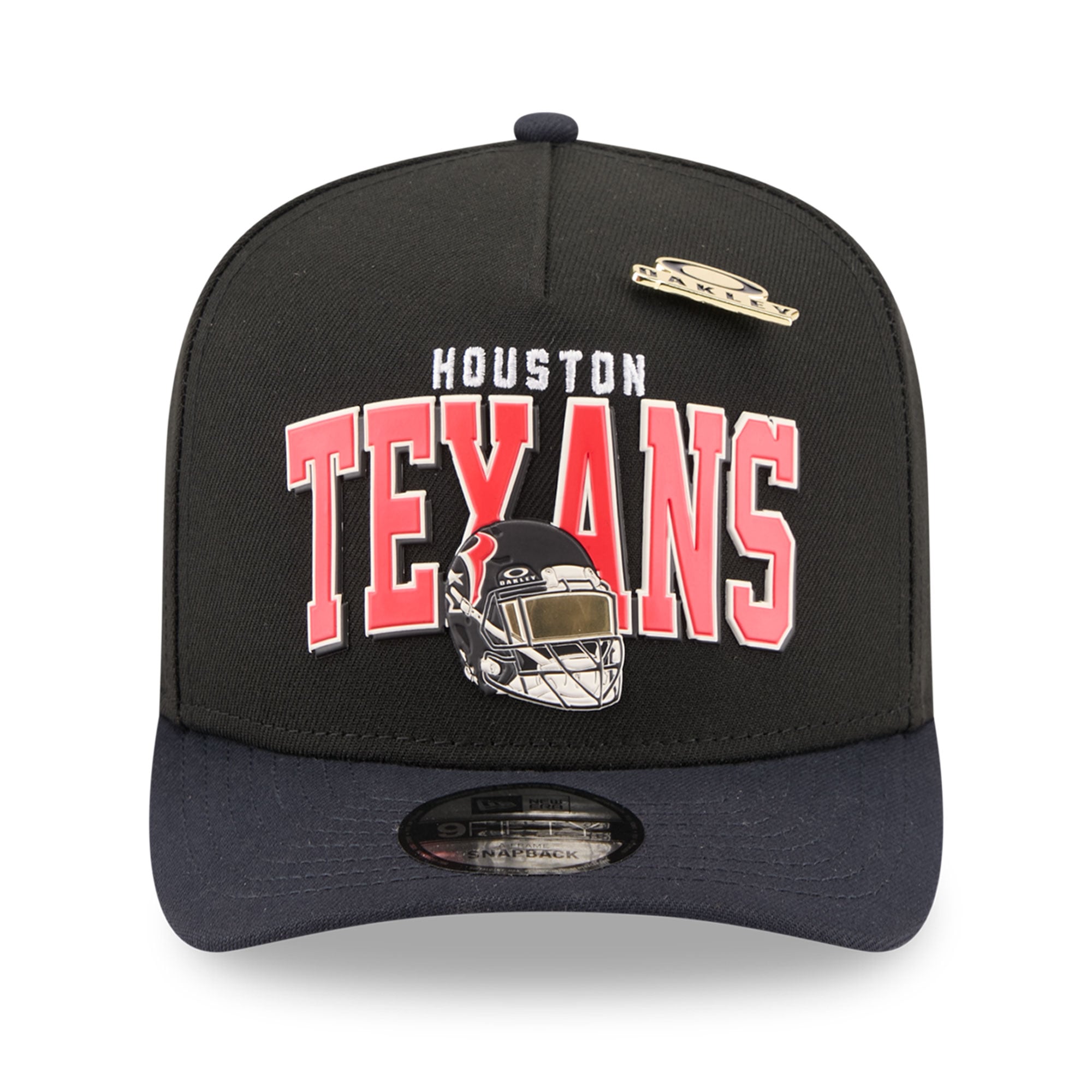 Casquette snapback New Era x Oakley 9FIFTY noire pour homme, Houston Texans