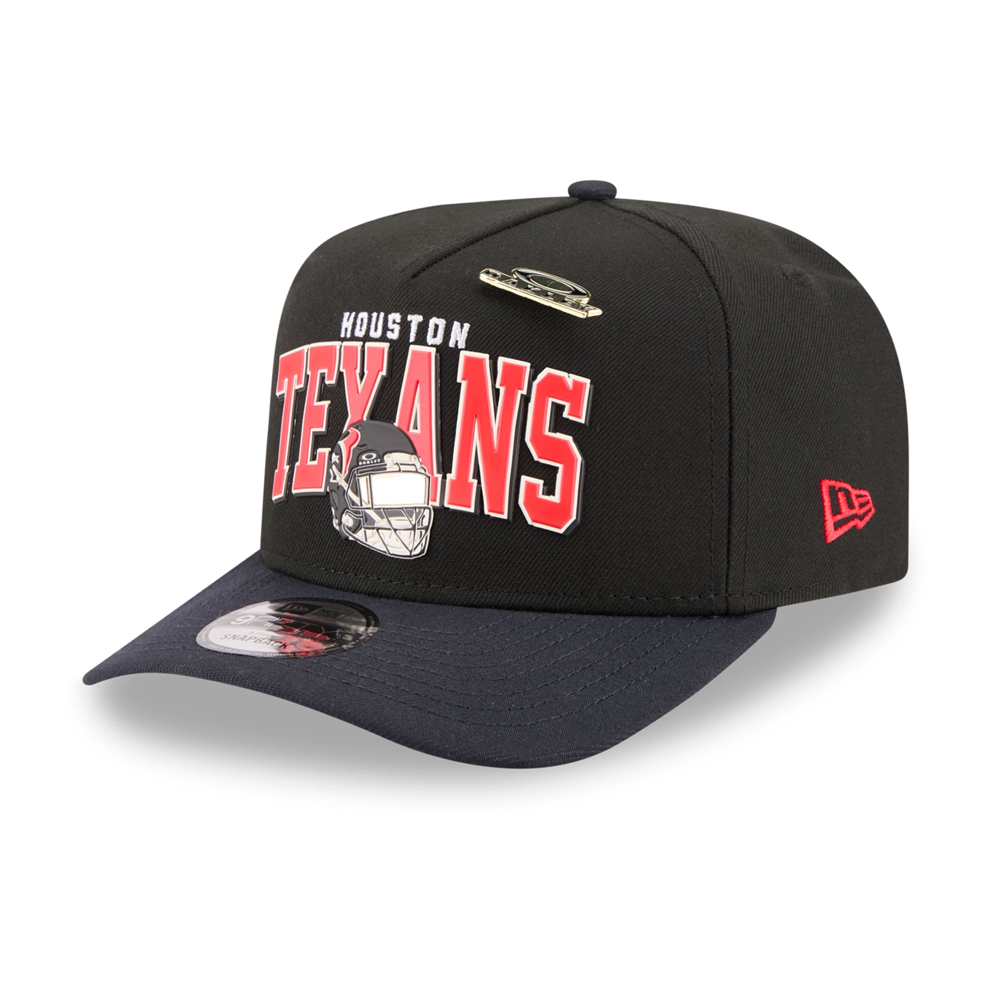 Casquette snapback New Era x Oakley 9FIFTY noire pour homme, Houston Texans
