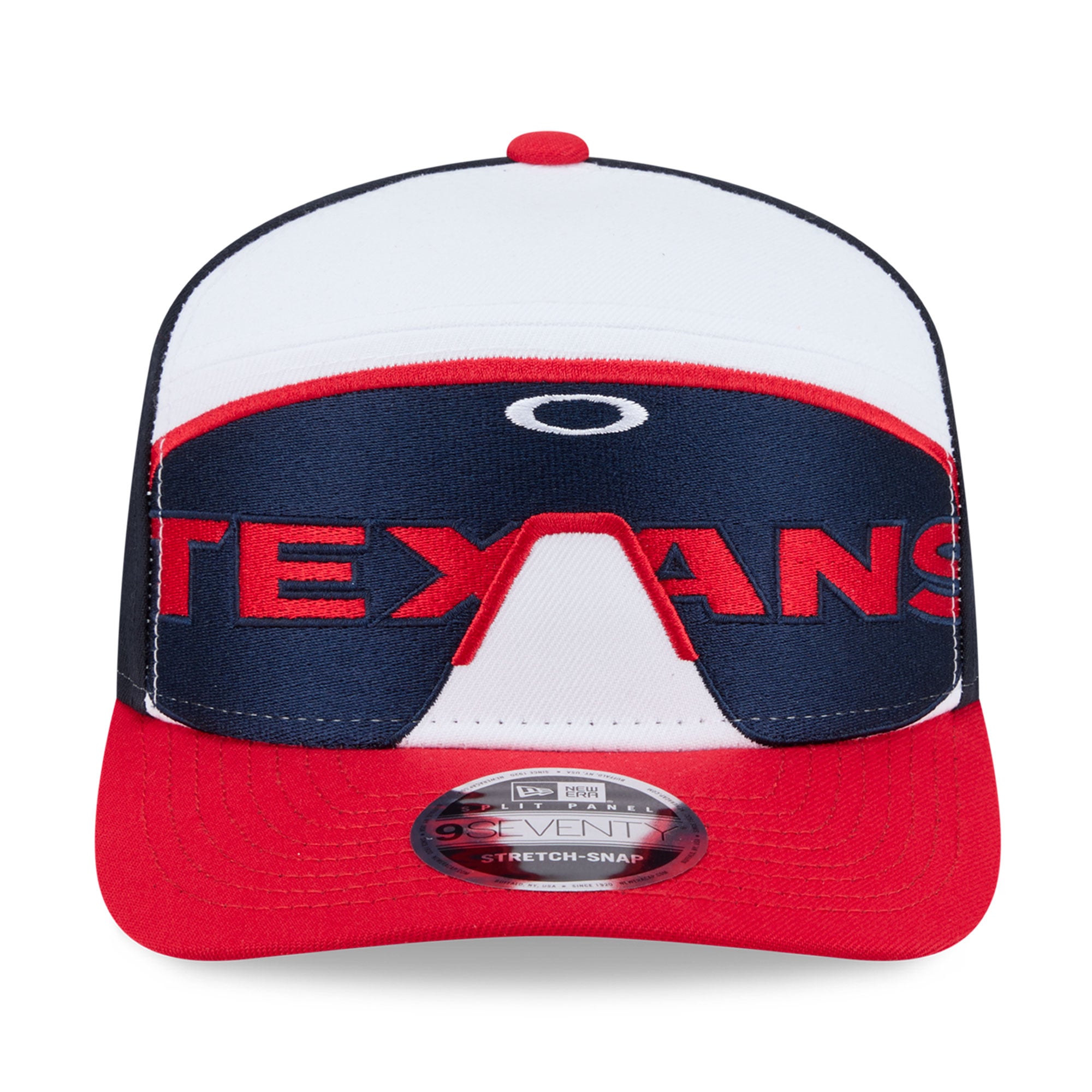 Casquette ajustable New Era x Oakley bleue Houston Texans 9SEVENTY pour homme