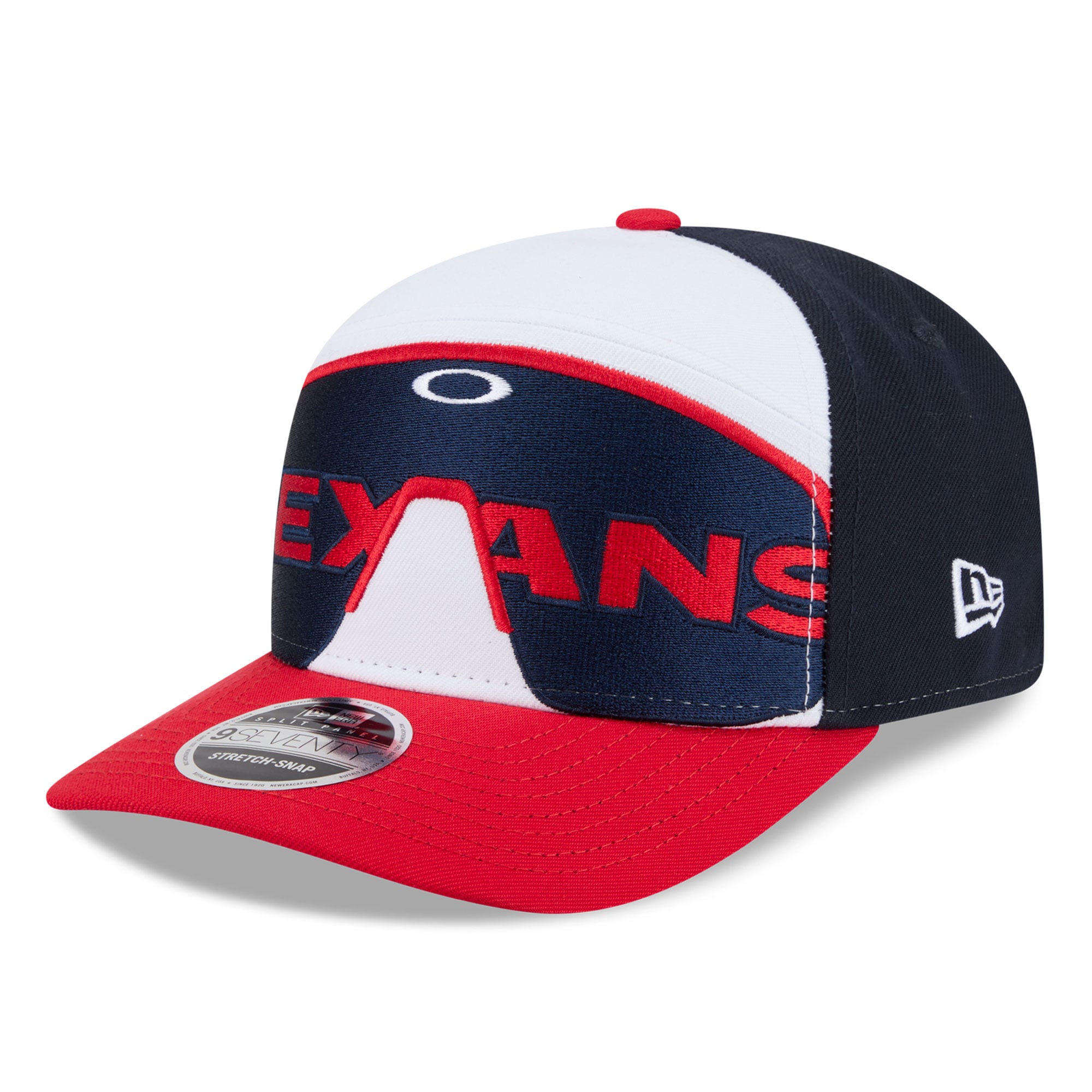 Casquette ajustable New Era x Oakley bleue Houston Texans 9SEVENTY pour homme