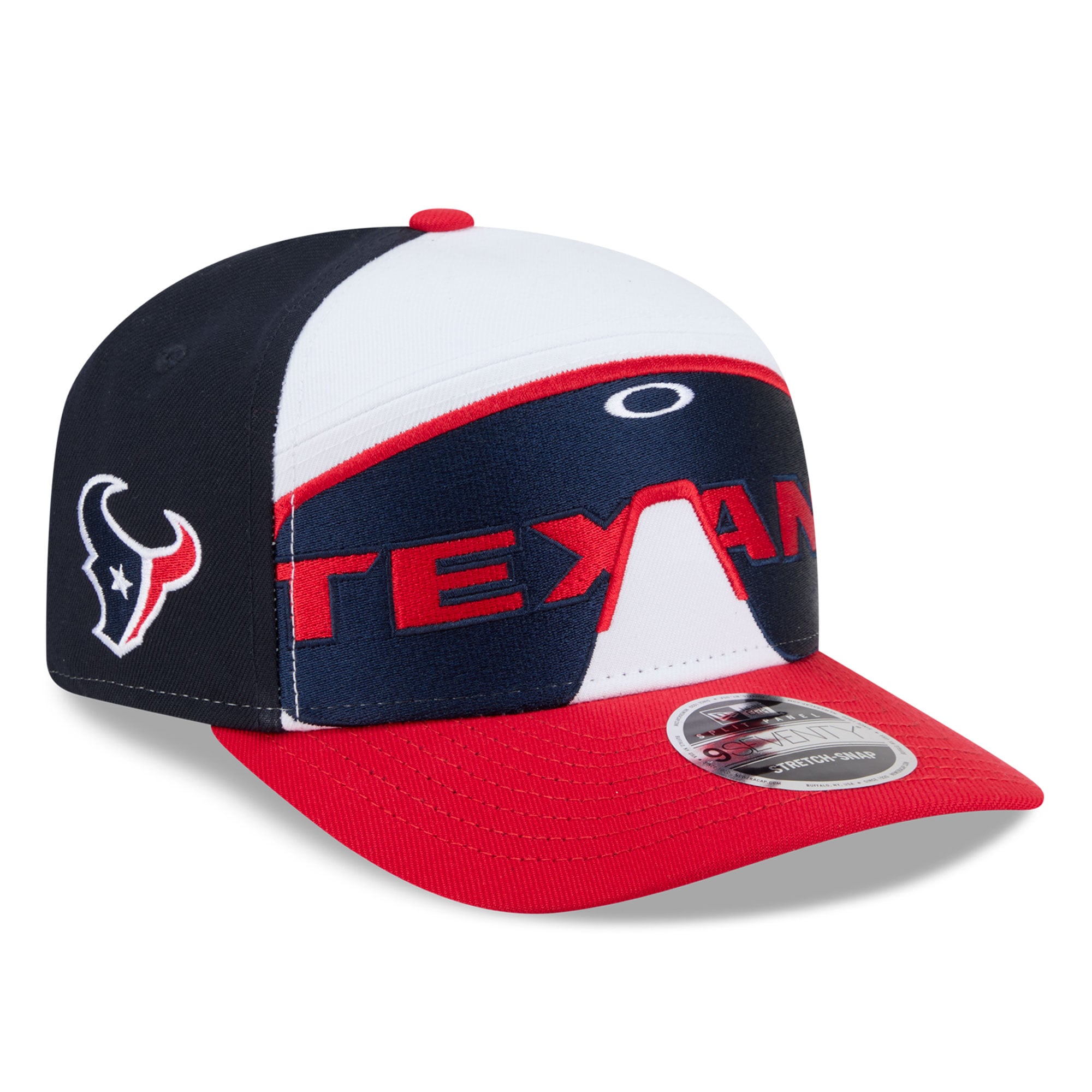 Casquette ajustable New Era x Oakley bleue Houston Texans 9SEVENTY pour homme