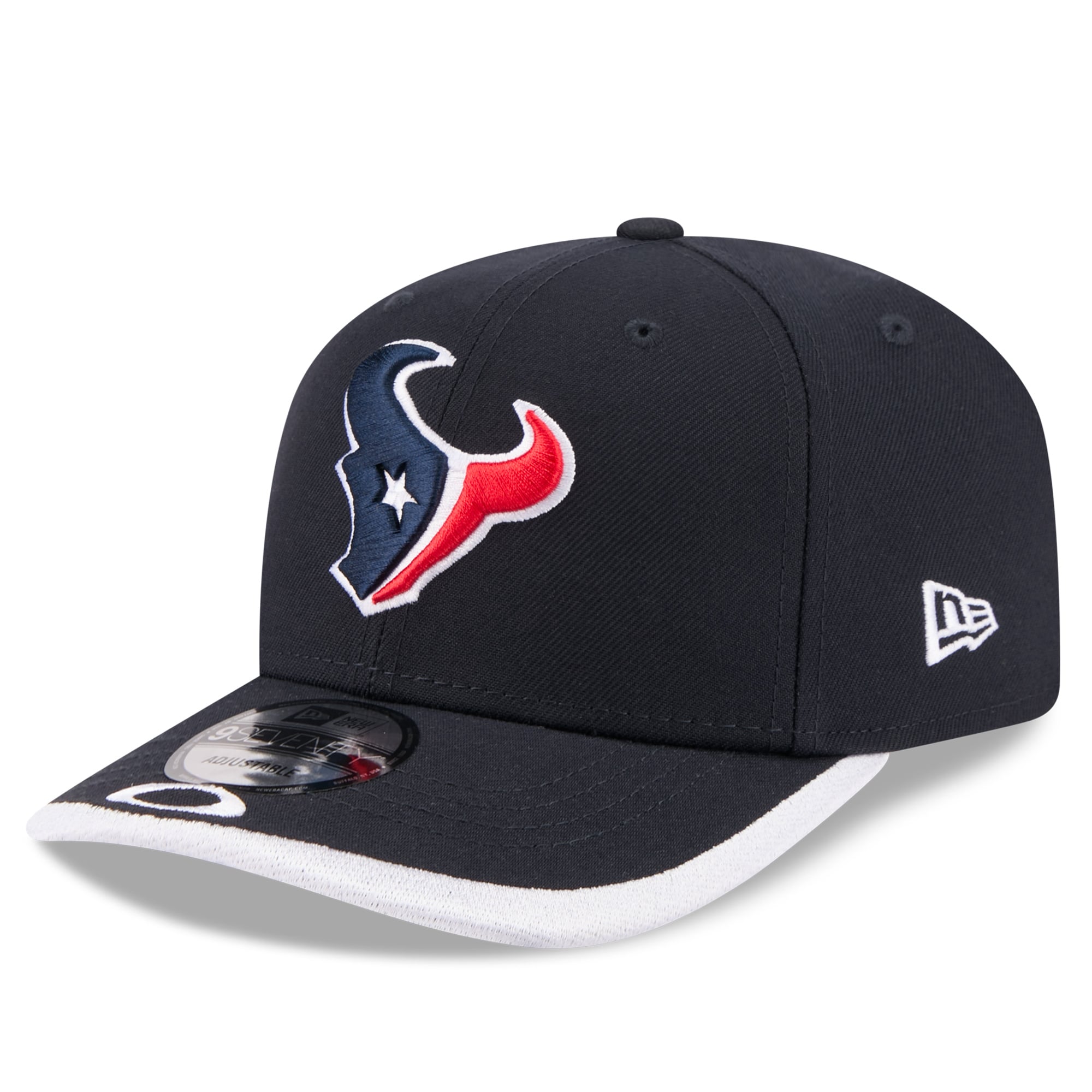 Casquette ajustable New Era x Oakley bleu marine Houston Texans 9SEVENTY pour homme
