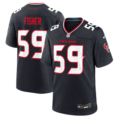 Aiden Fisher Houston Texans Nike Game Player Jersey - Navy