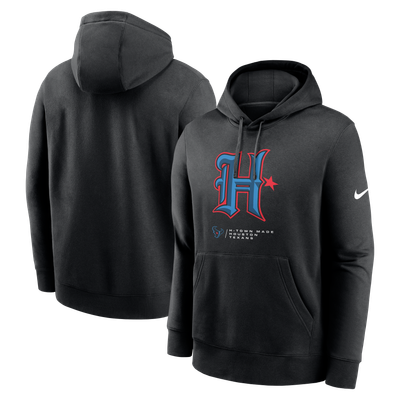 Houston Texans Nike H-Town Club Pullover Hoodie - Black