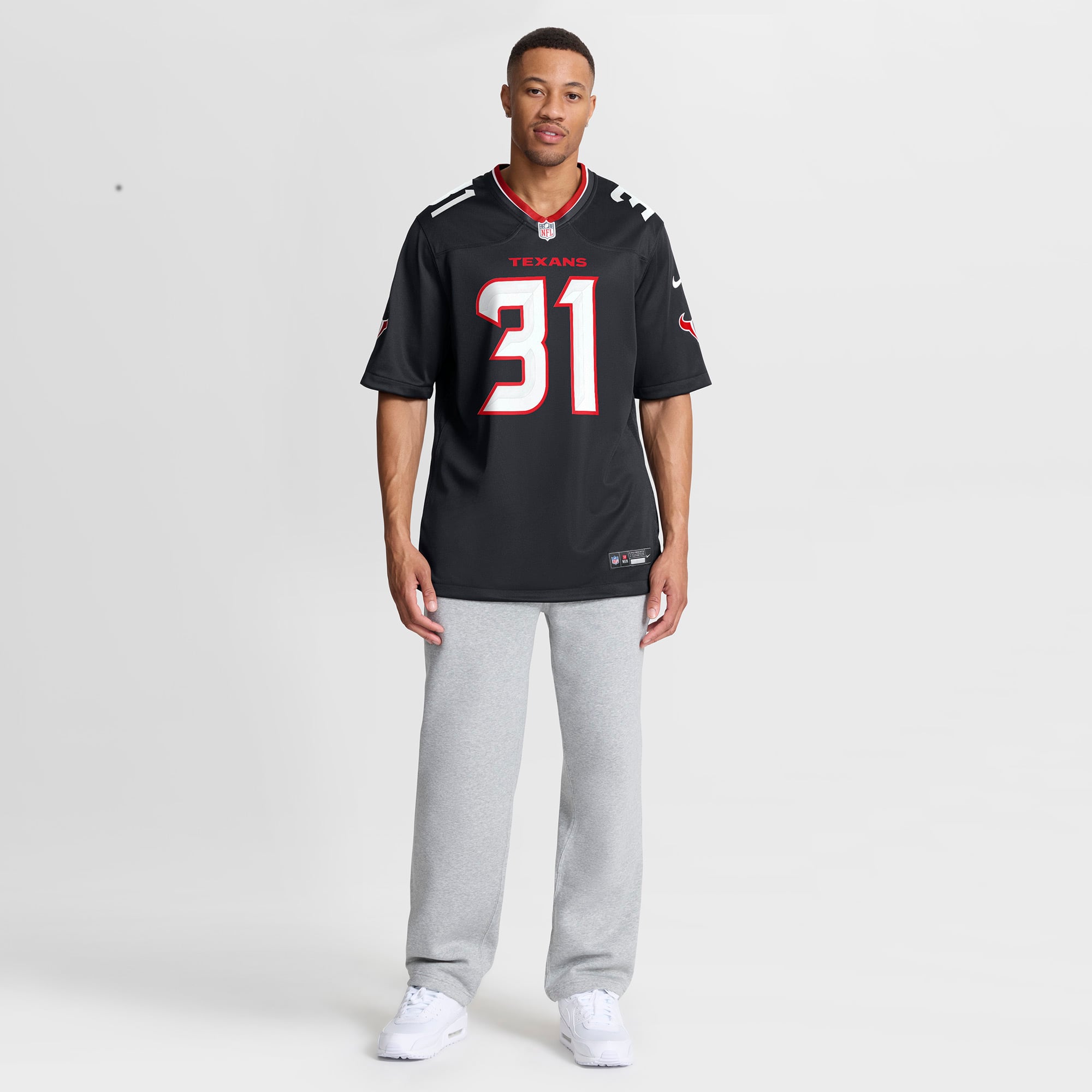Men's Nike Bryce Oliver Navy Houston Texans Team Game Jersey