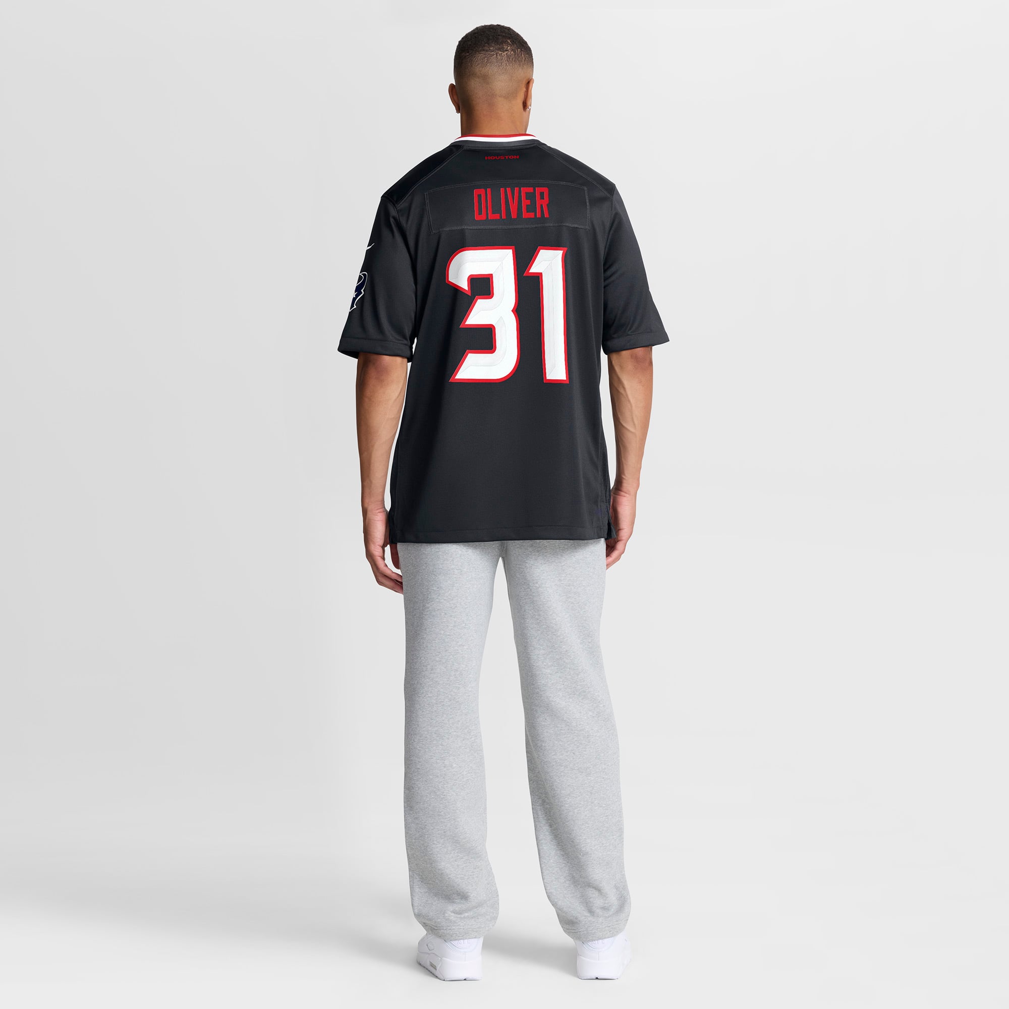 Men's Nike Bryce Oliver Navy Houston Texans Team Game Jersey