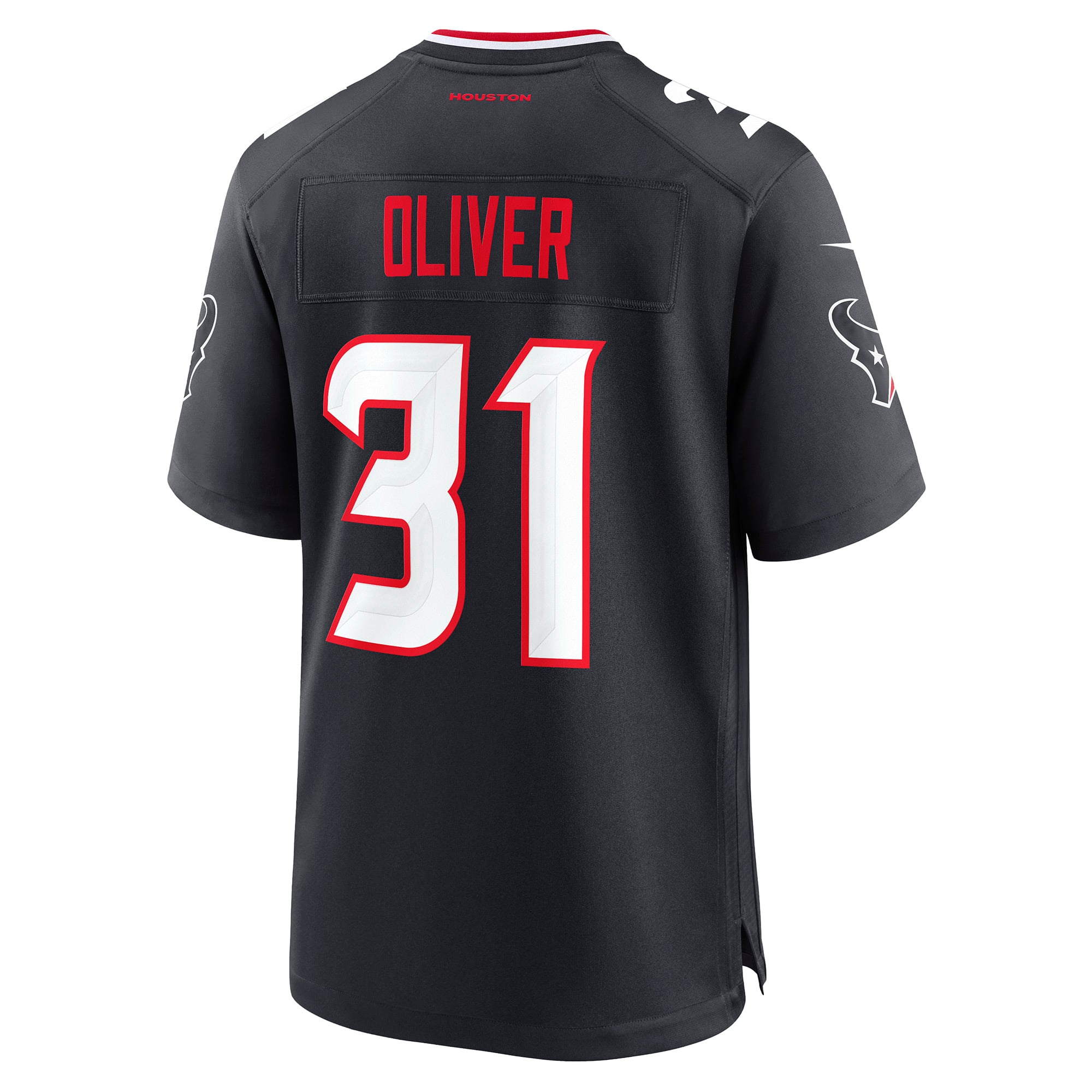 Men's Nike Bryce Oliver Navy Houston Texans Team Game Jersey