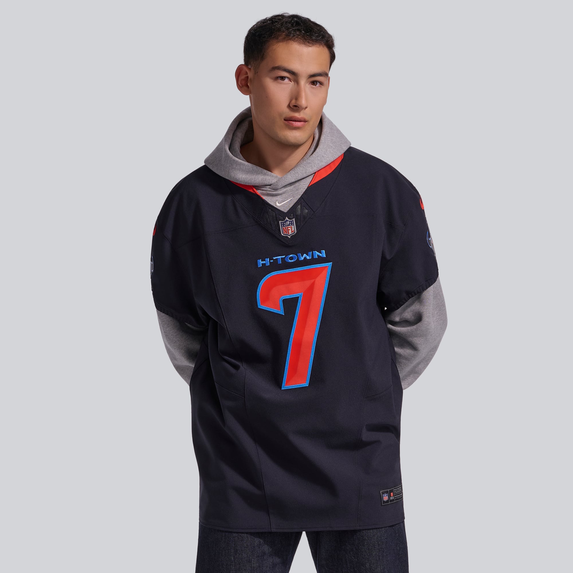 Maillot Nike C.J. Stroud Alternate Vapor F.U.S.E. Elite pour homme des Houston Texans rouge