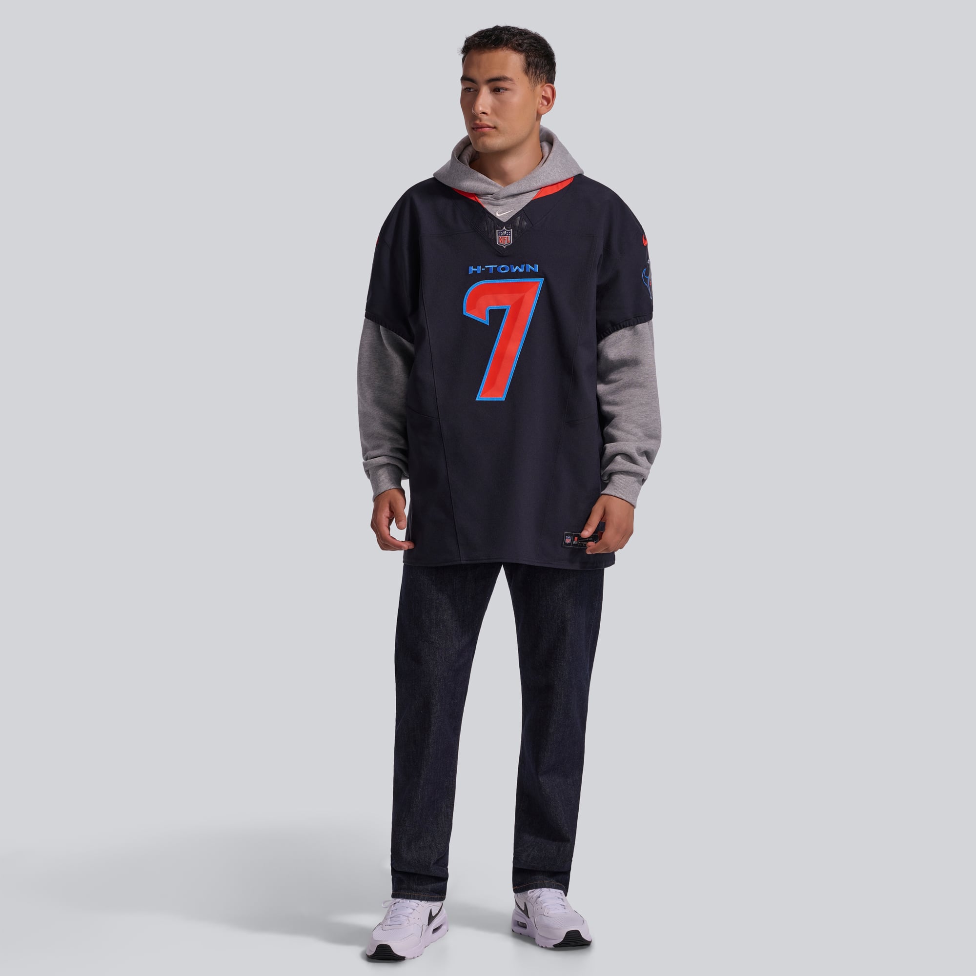 Maillot Nike C.J. Stroud Alternate Vapor F.U.S.E. Elite pour homme des Houston Texans rouge