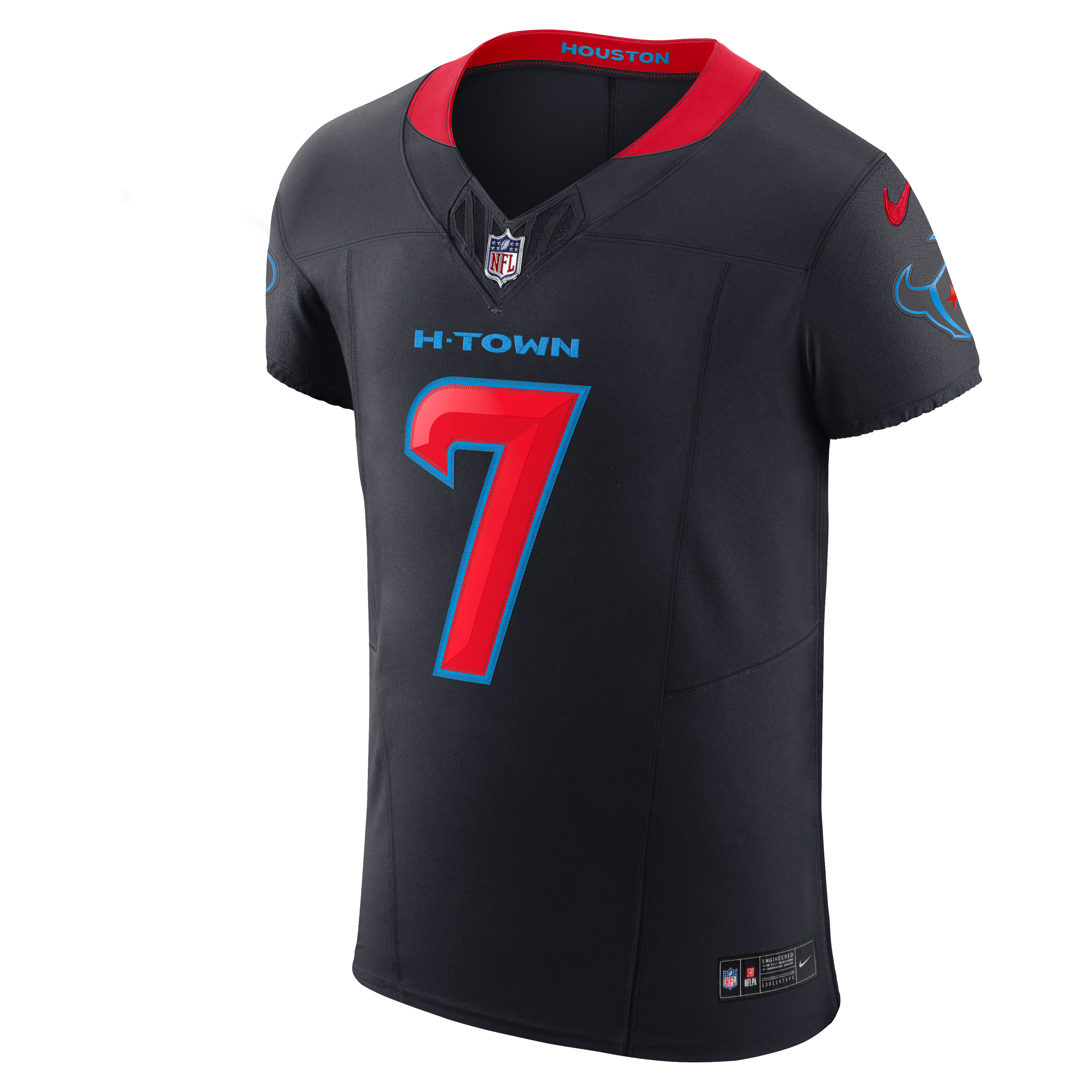 Maillot Nike C.J. Stroud Alternate Vapor F.U.S.E. Elite pour homme des Houston Texans rouge