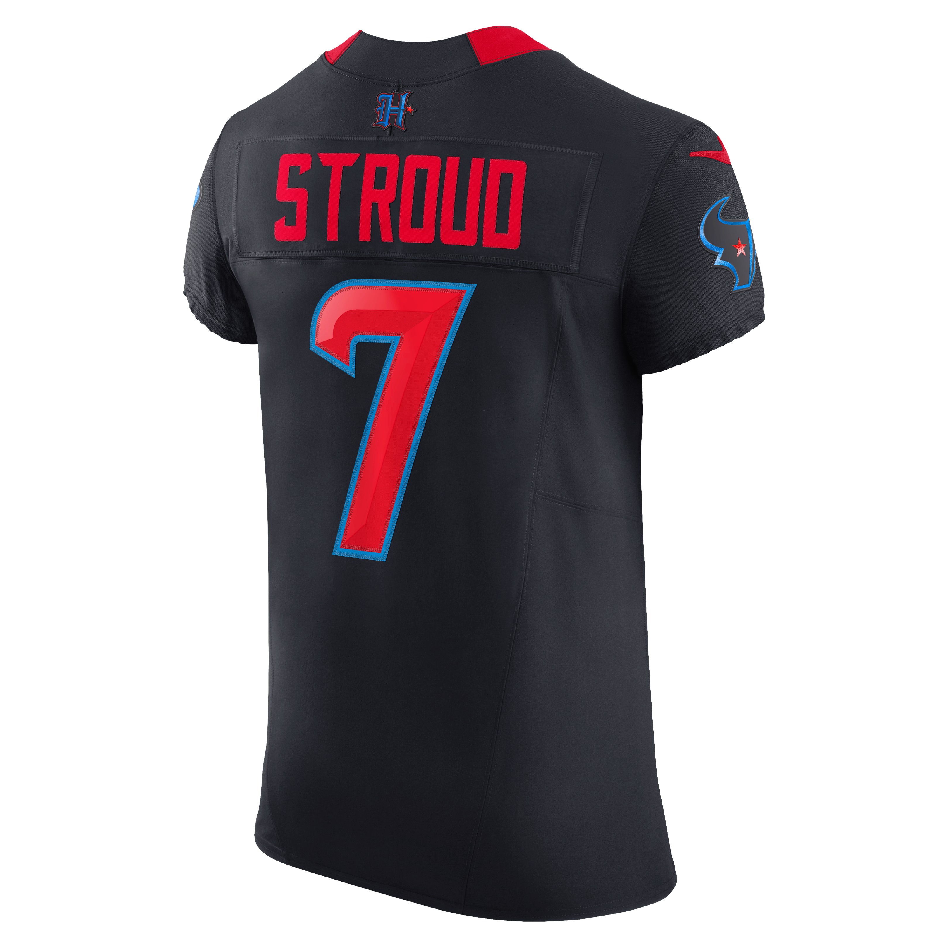 Maillot Nike C.J. Stroud Alternate Vapor F.U.S.E. Elite pour homme des Houston Texans rouge
