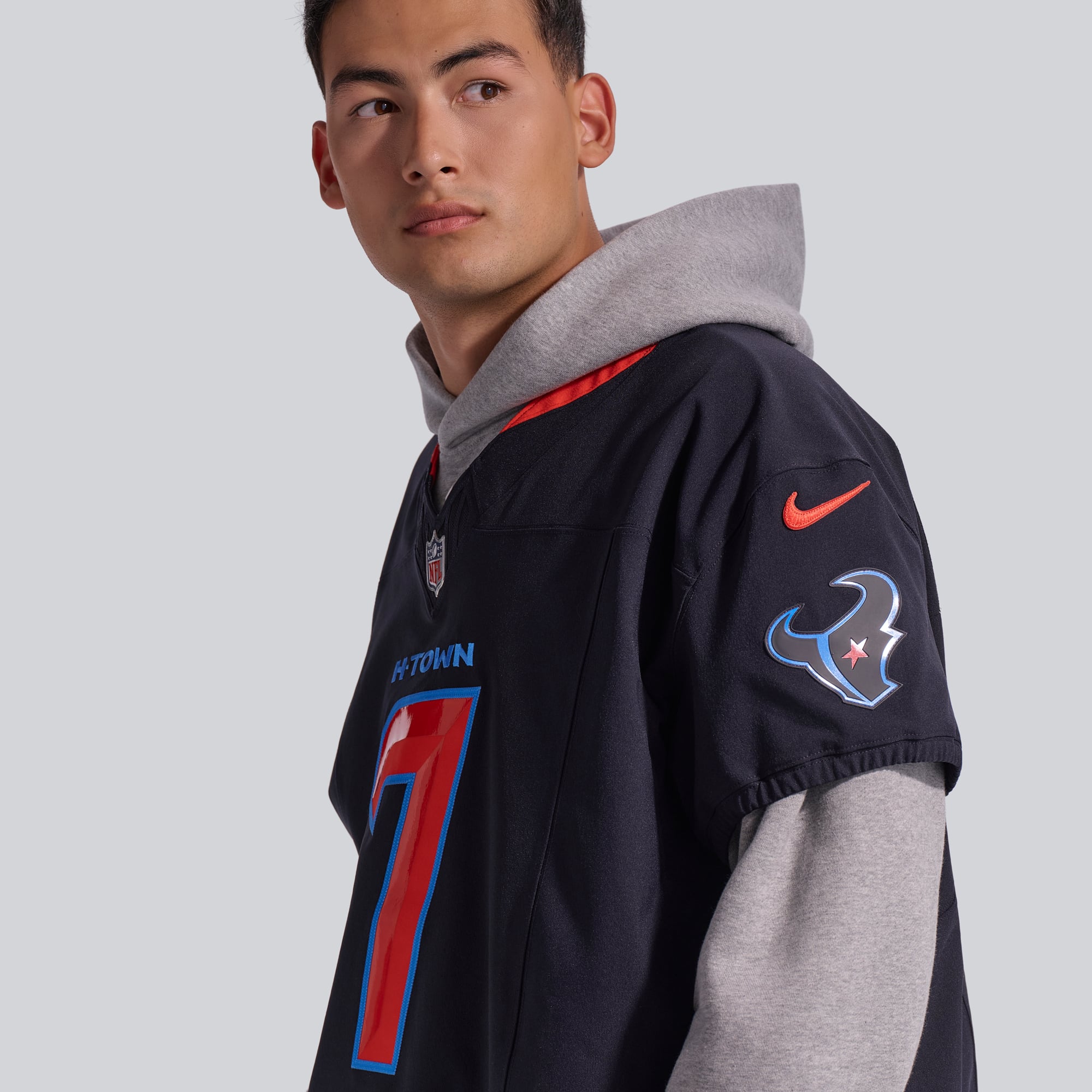 Maillot Nike C.J. Stroud Alternate Vapor F.U.S.E. Elite pour homme des Houston Texans rouge