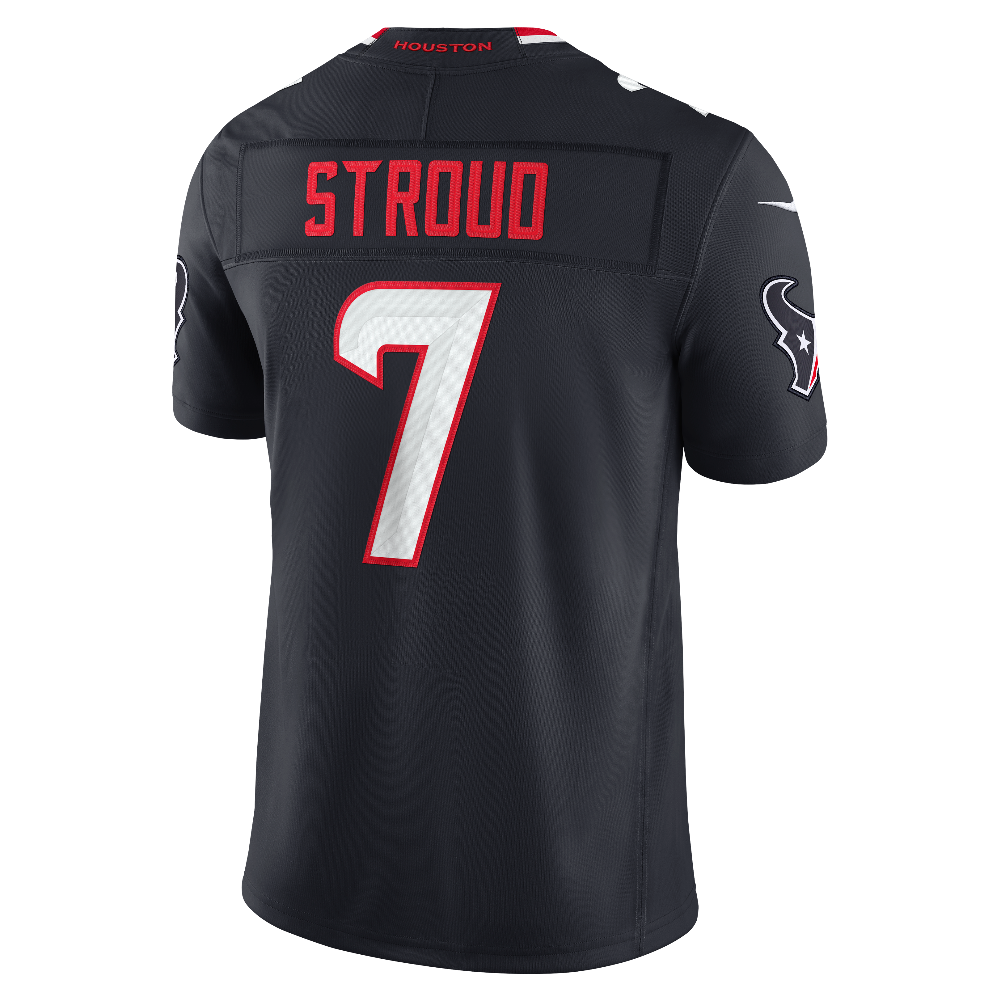 Maillot Nike C.J. Stroud bleu marine Houston Texans Team Vapor F.U.S.E. édition limitée cousue