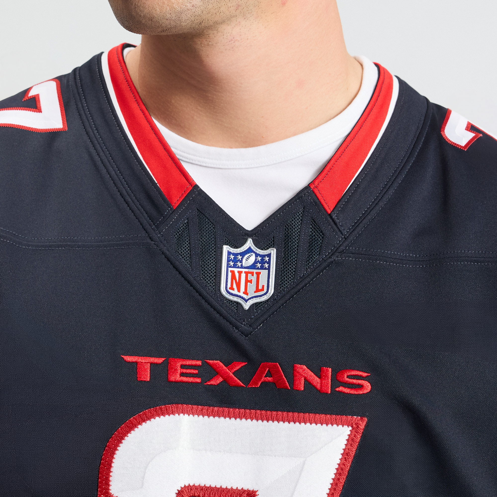 Maillot Nike C.J. Stroud bleu marine Houston Texans Team Vapor F.U.S.E. édition limitée cousue