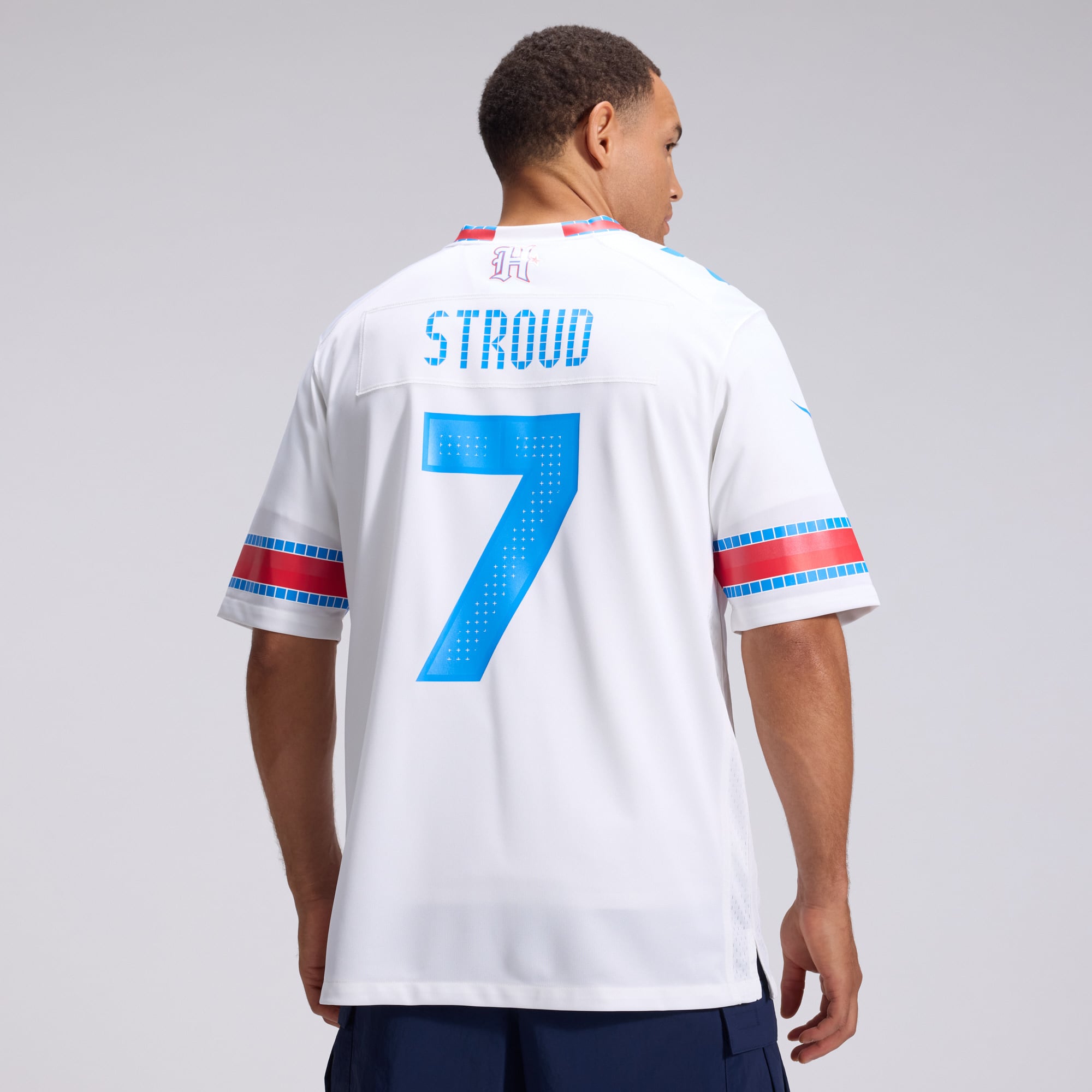 Men's Nike C.J. Stroud White Houston Texans 2026 Rivalries Collection Game Jersey