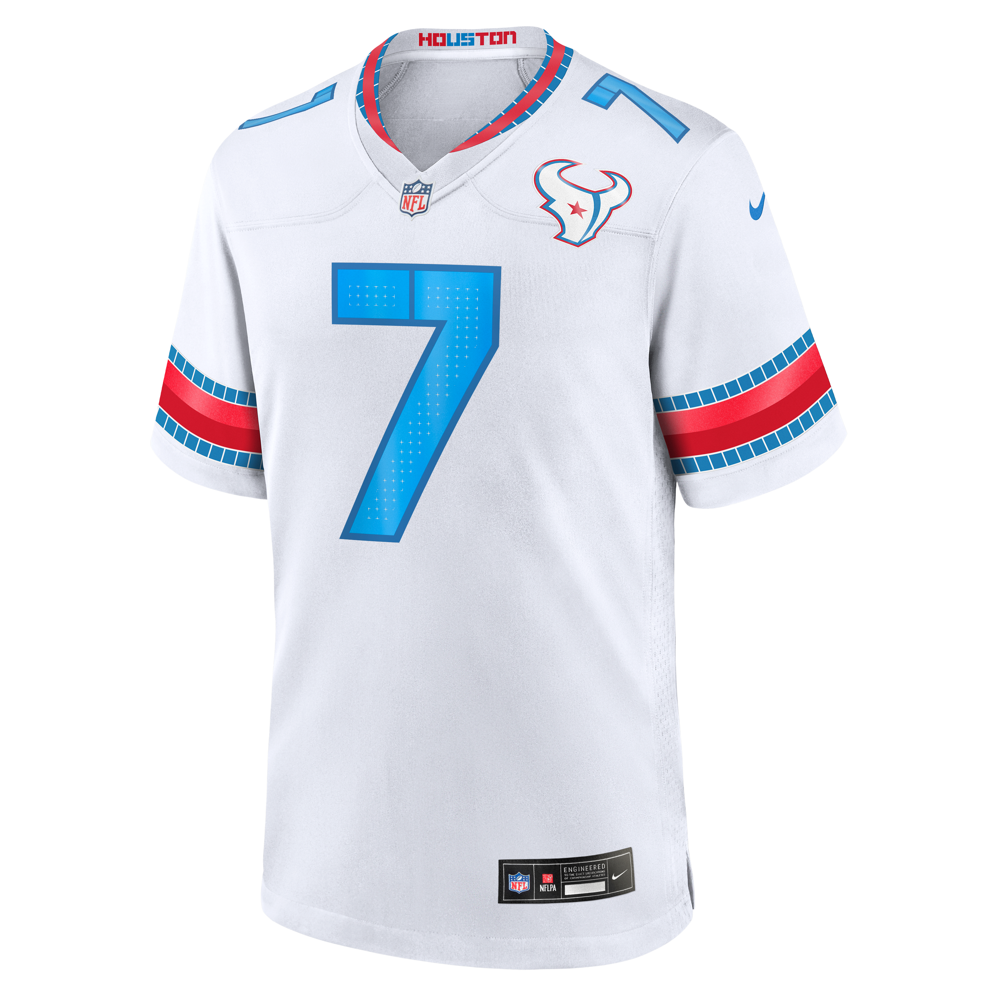 Men's Nike C.J. Stroud White Houston Texans 2026 Rivalries Collection Game Jersey
