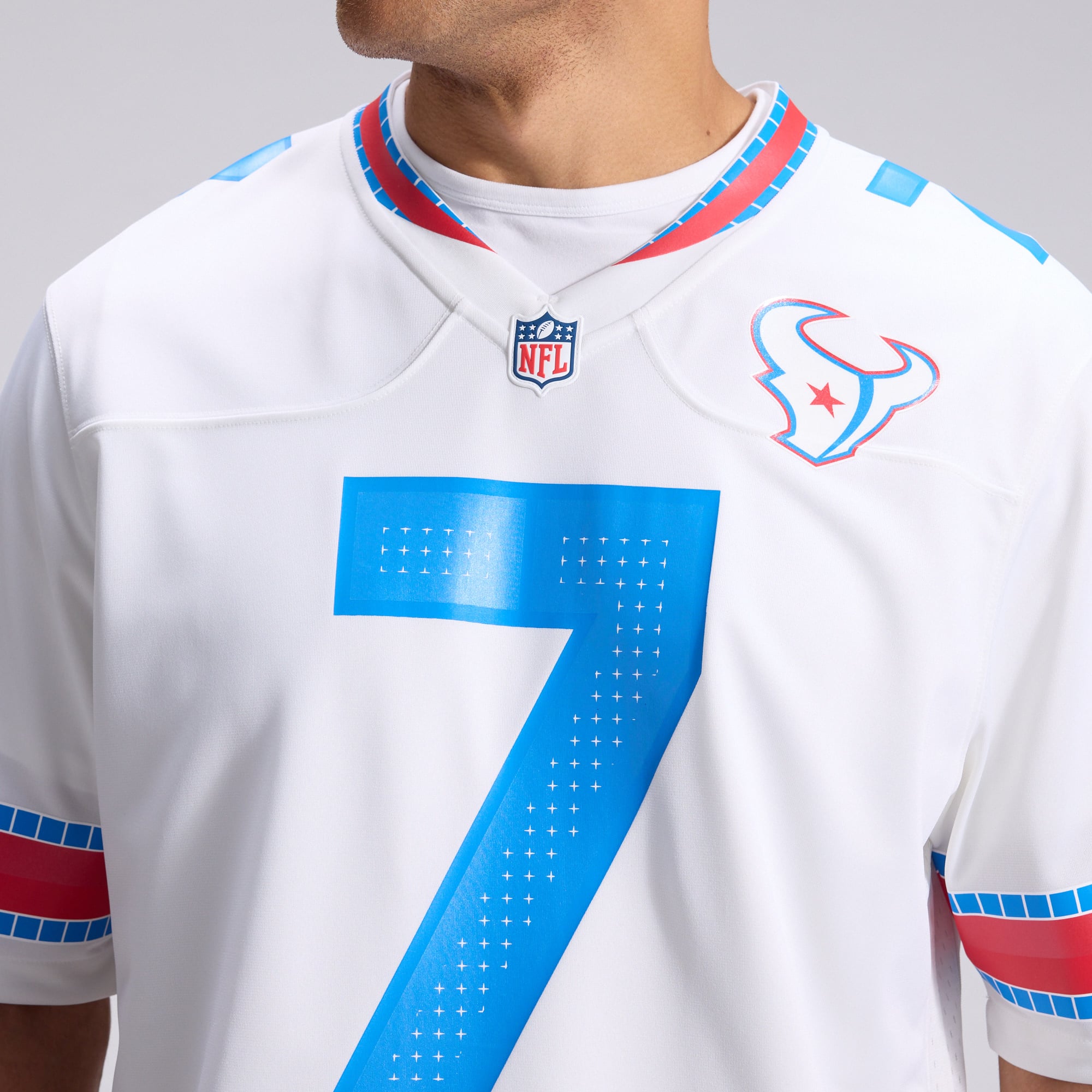 Men's Nike C.J. Stroud White Houston Texans 2026 Rivalries Collection Game Jersey