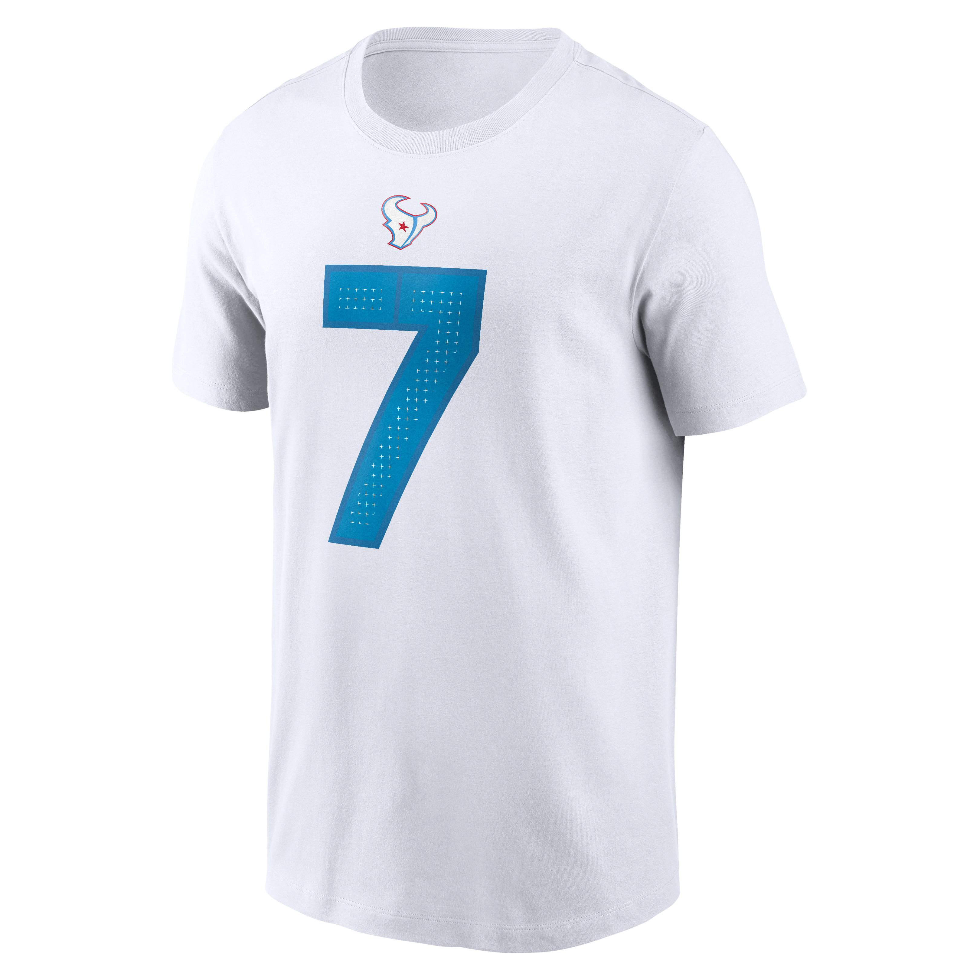 Men's Nike C.J. Stroud White Houston Texans 2026 Rivalries Collection Player Name & Number T-Shirt