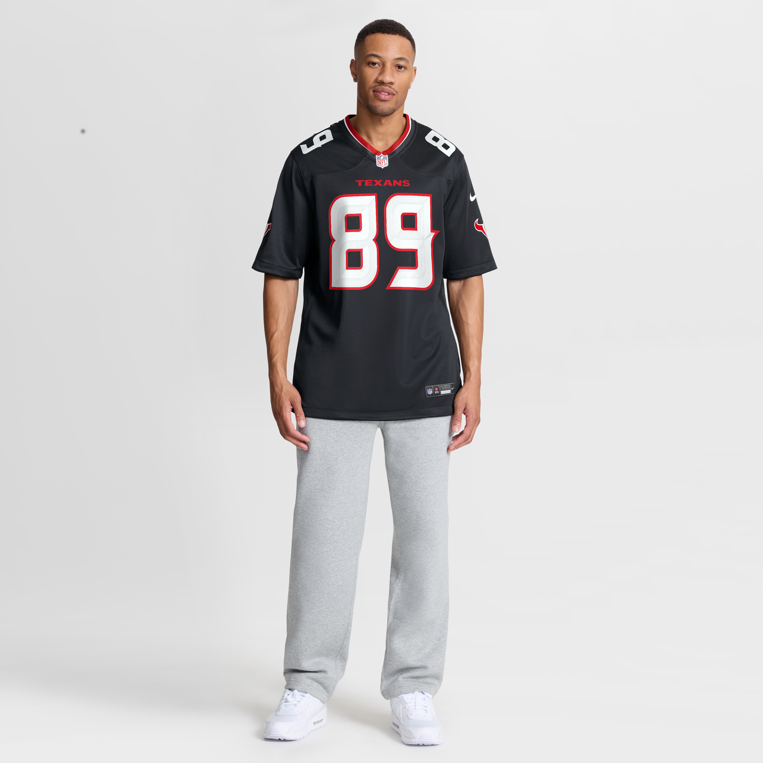 Men's Nike Daniel Sobkowicz Navy Houston Texans Team Game Jersey