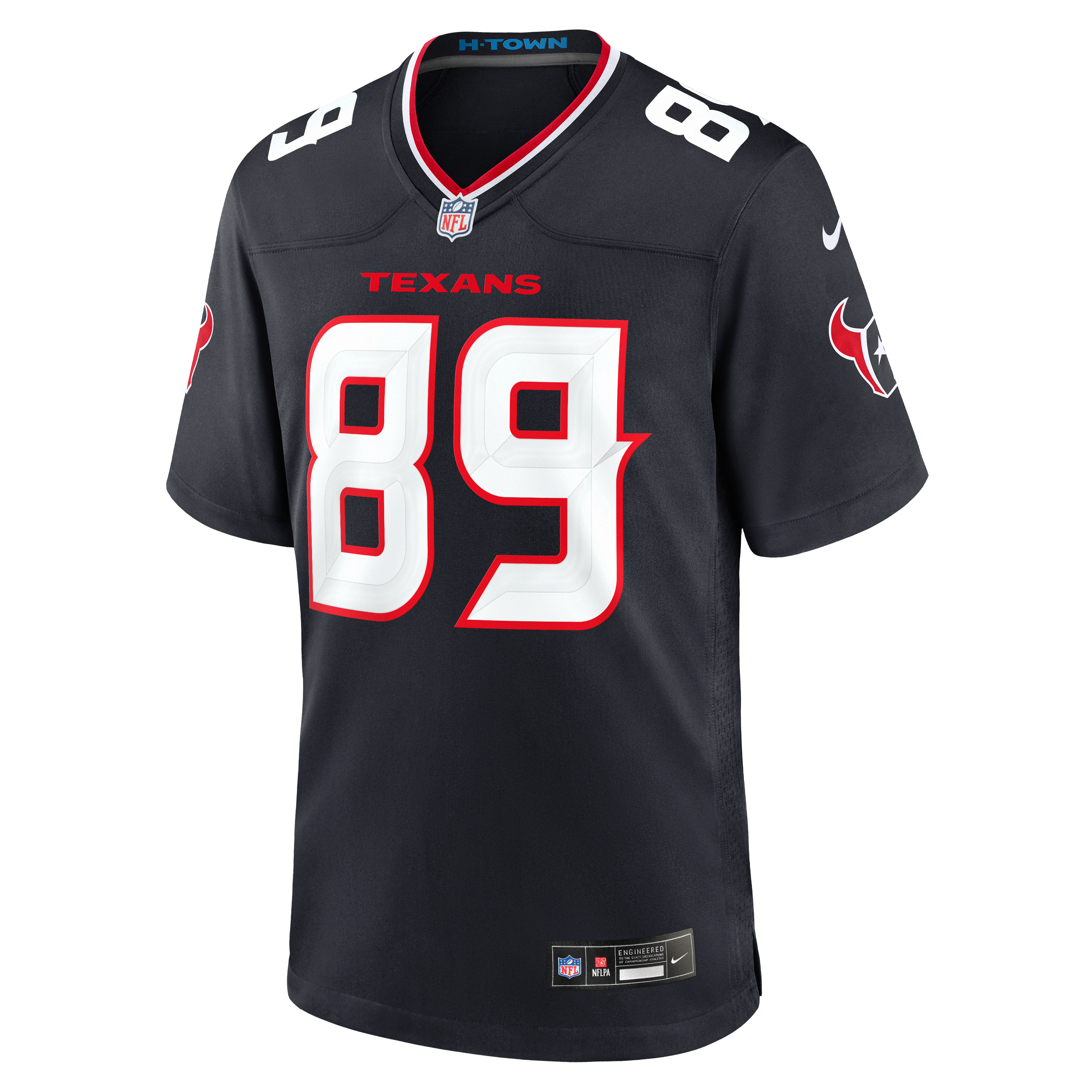 Men's Nike Daniel Sobkowicz Navy Houston Texans Team Game Jersey