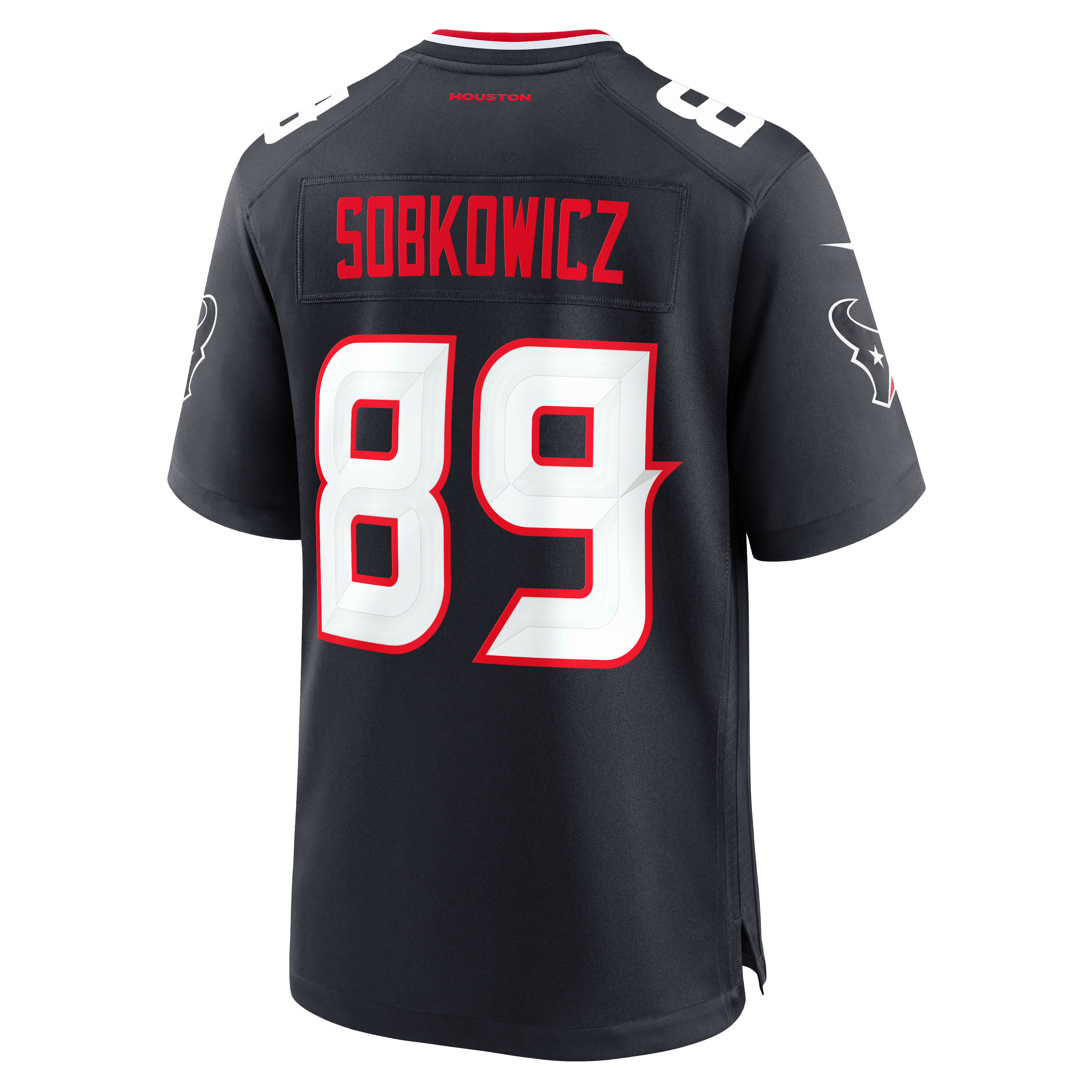 Men's Nike Daniel Sobkowicz Navy Houston Texans Team Game Jersey