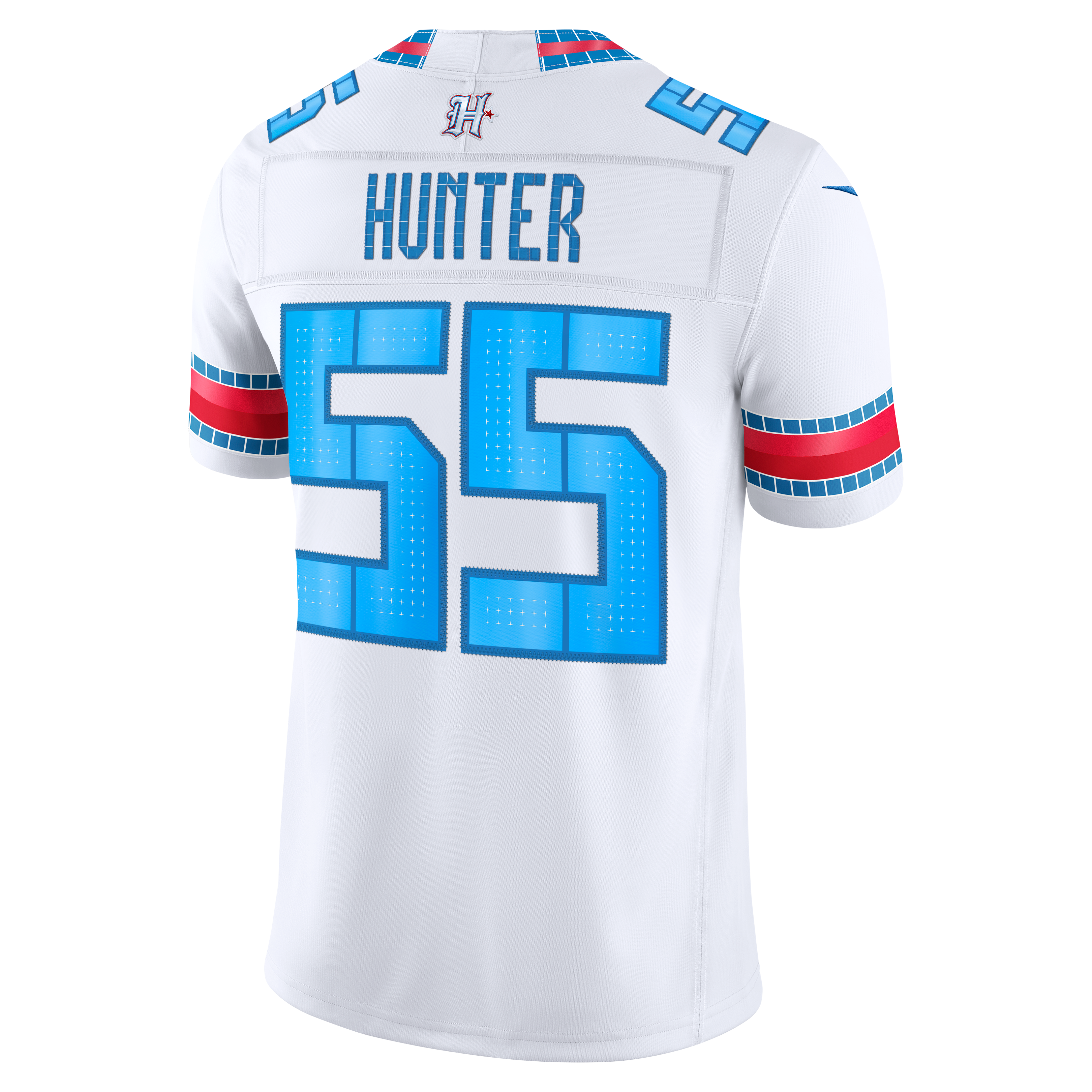 Men's Nike Danielle Hunter White Houston Texans 2026 Rivalries Collection Stitched Limited Jersey