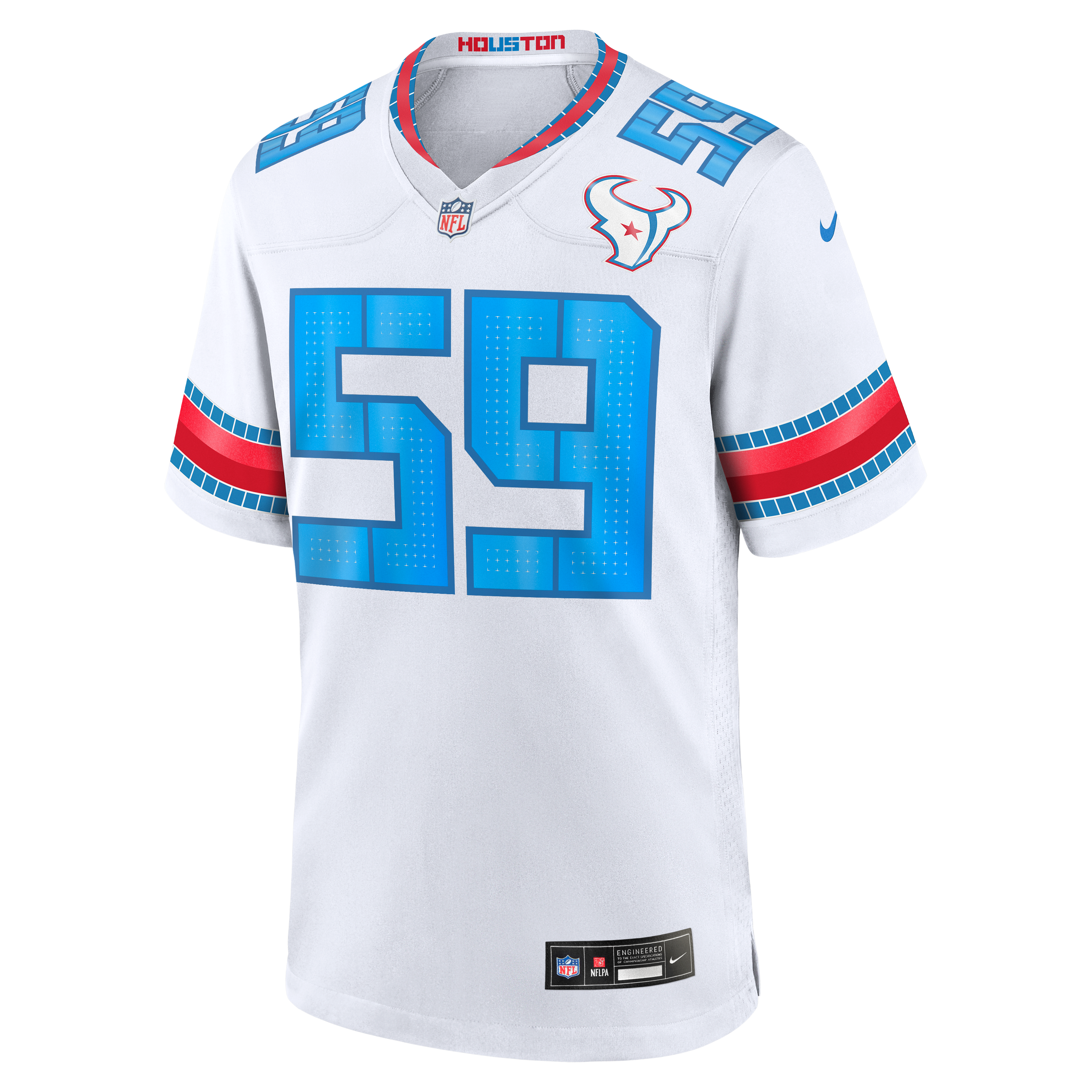 Men's Nike DeMeco Ryans White Houston Texans 2026 Rivalries Collection Game Jersey