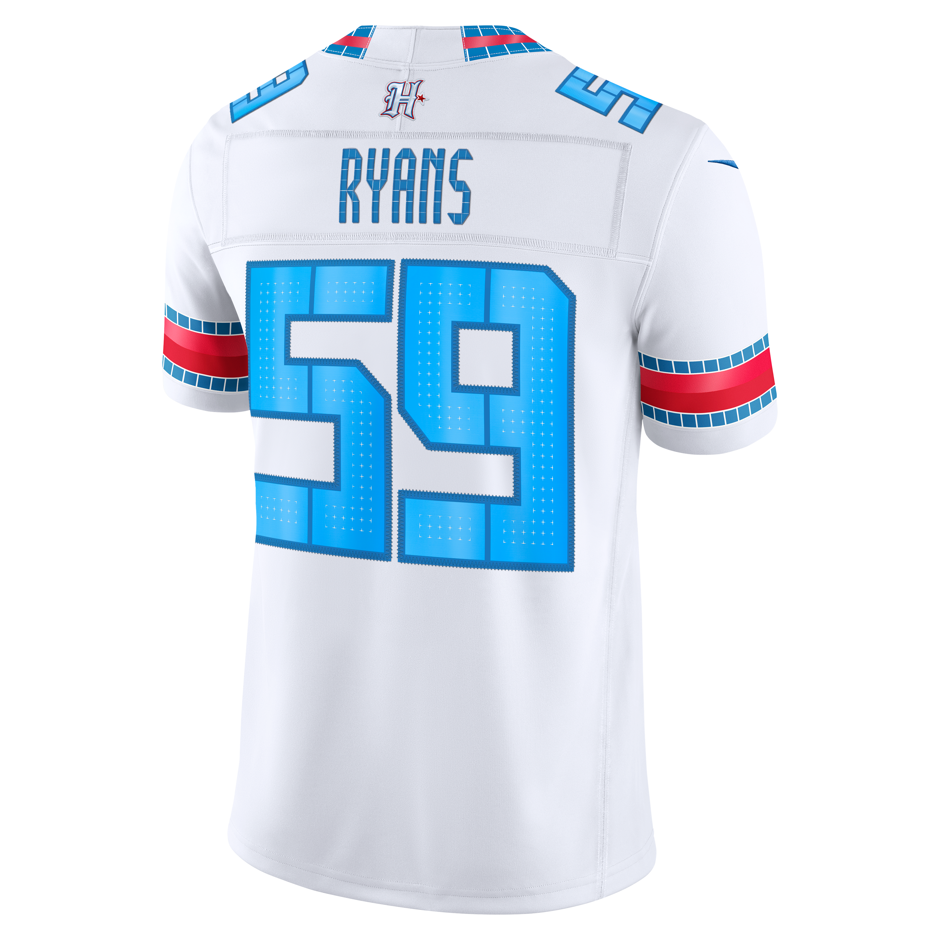 Men's Nike DeMeco Ryans White Houston Texans 2026 Rivalries Collection Stitched Limited Jersey