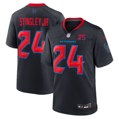 Derek Stingley Jr. Houston Texans Nike Alternate 2 25th Season Game Jersey - Navy

