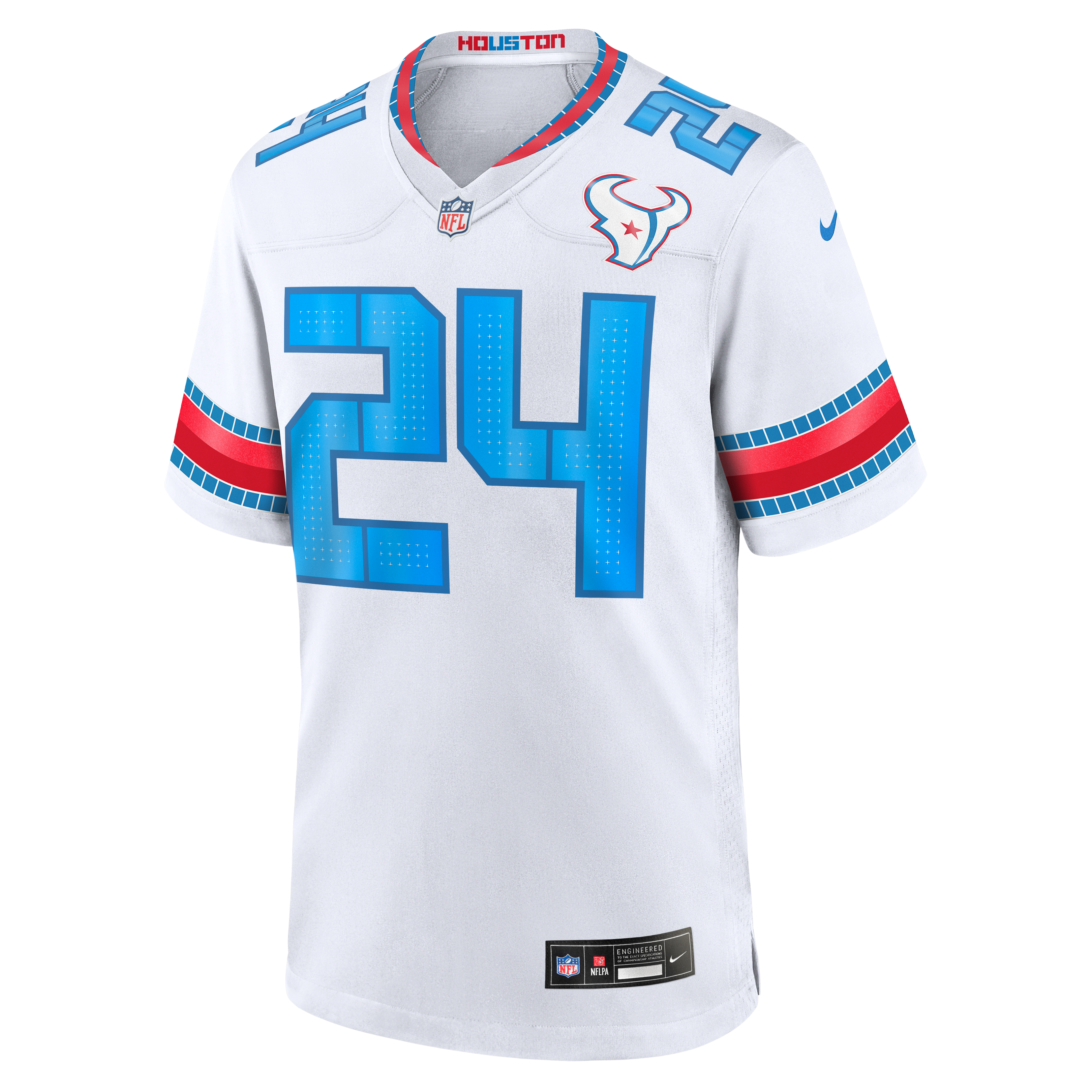 Maillot de match Nike Derek Stingley Jr. blanc Houston Texans Collection Rivalités 2026 pour homme