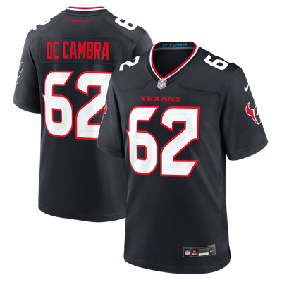 Ka'ena De Cambra Houston Texans Nike Team Game Jersey - Navy