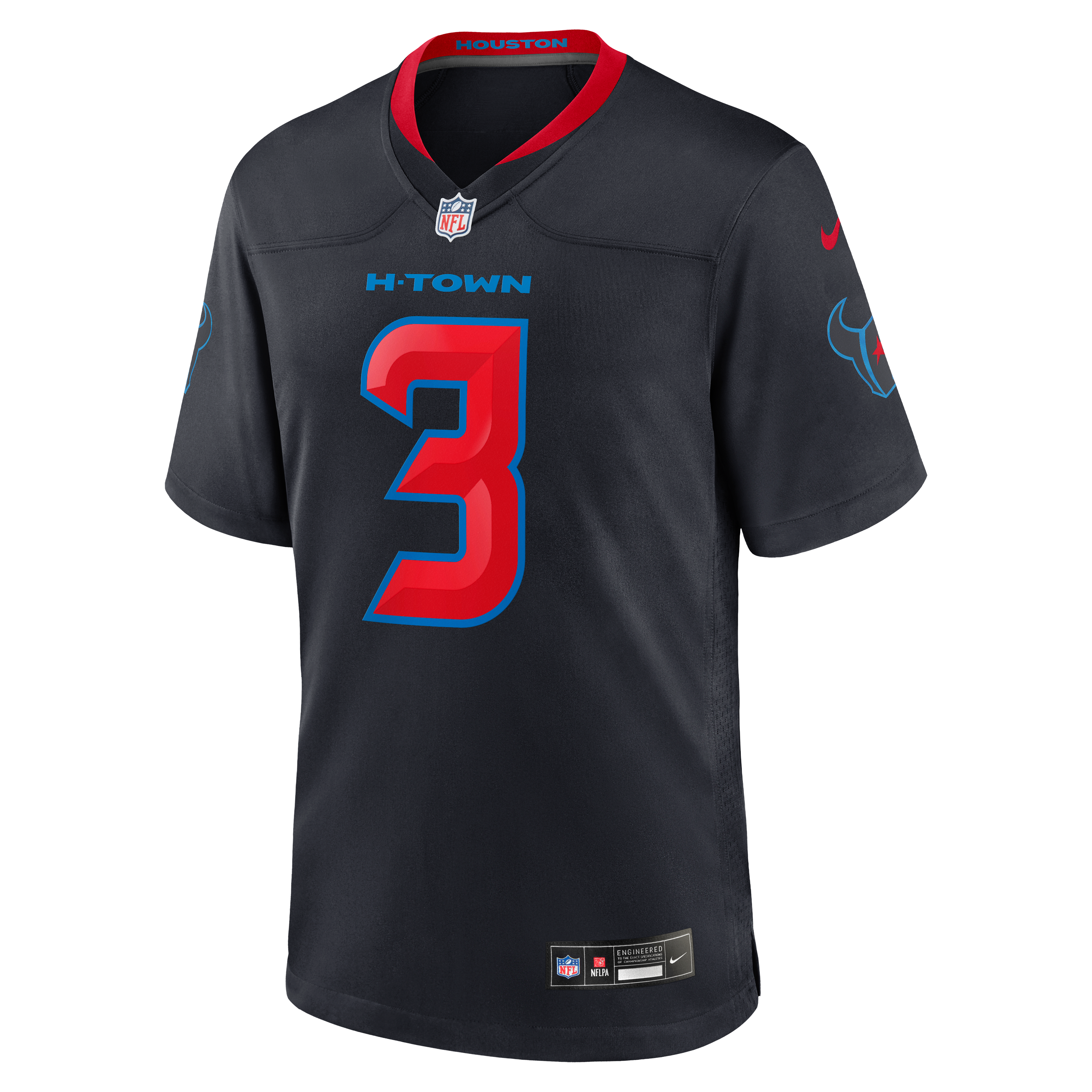 Men's Nike Kamari Lassiter Red Houston Texans Alternate Game Jersey