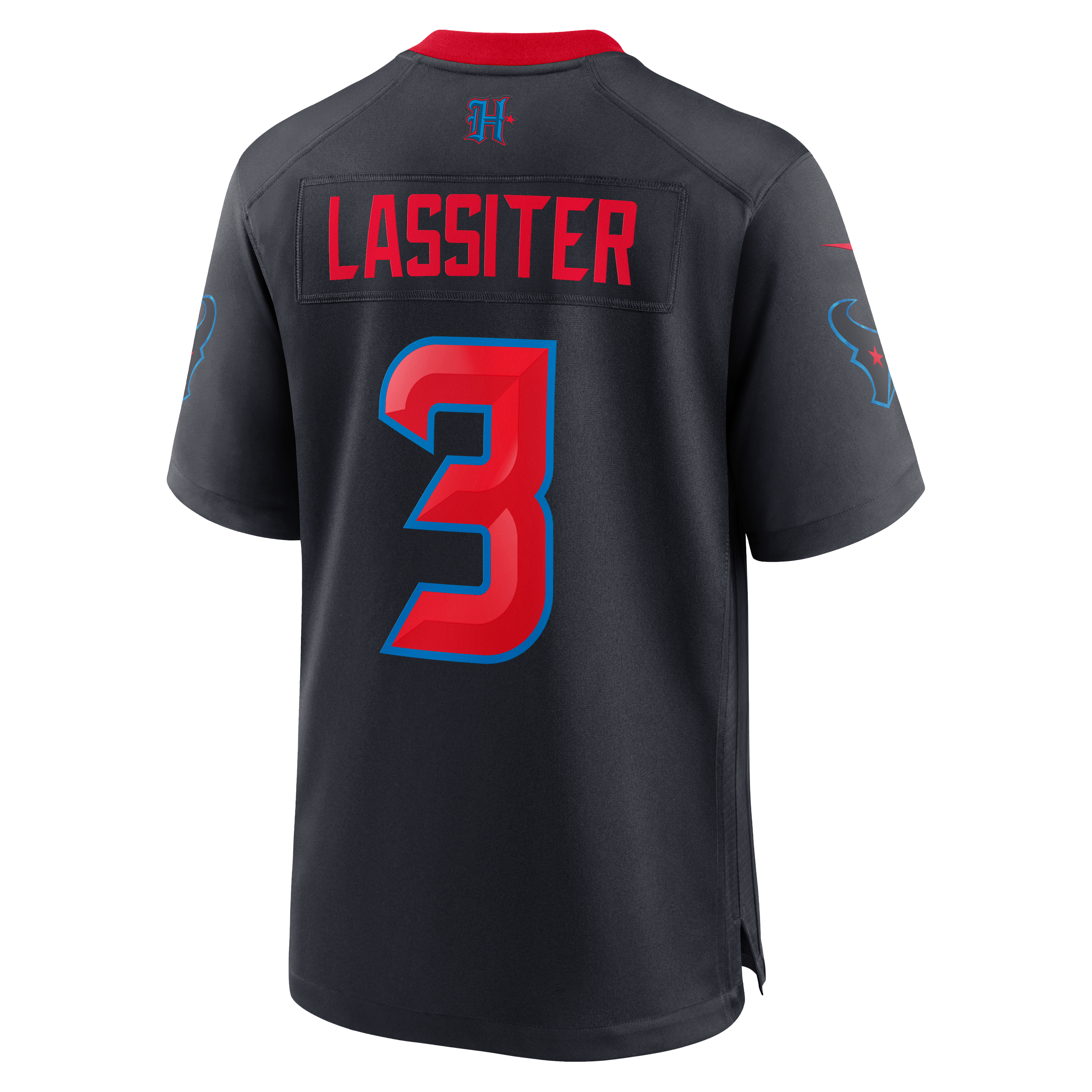 Men's Nike Kamari Lassiter Red Houston Texans Alternate Game Jersey