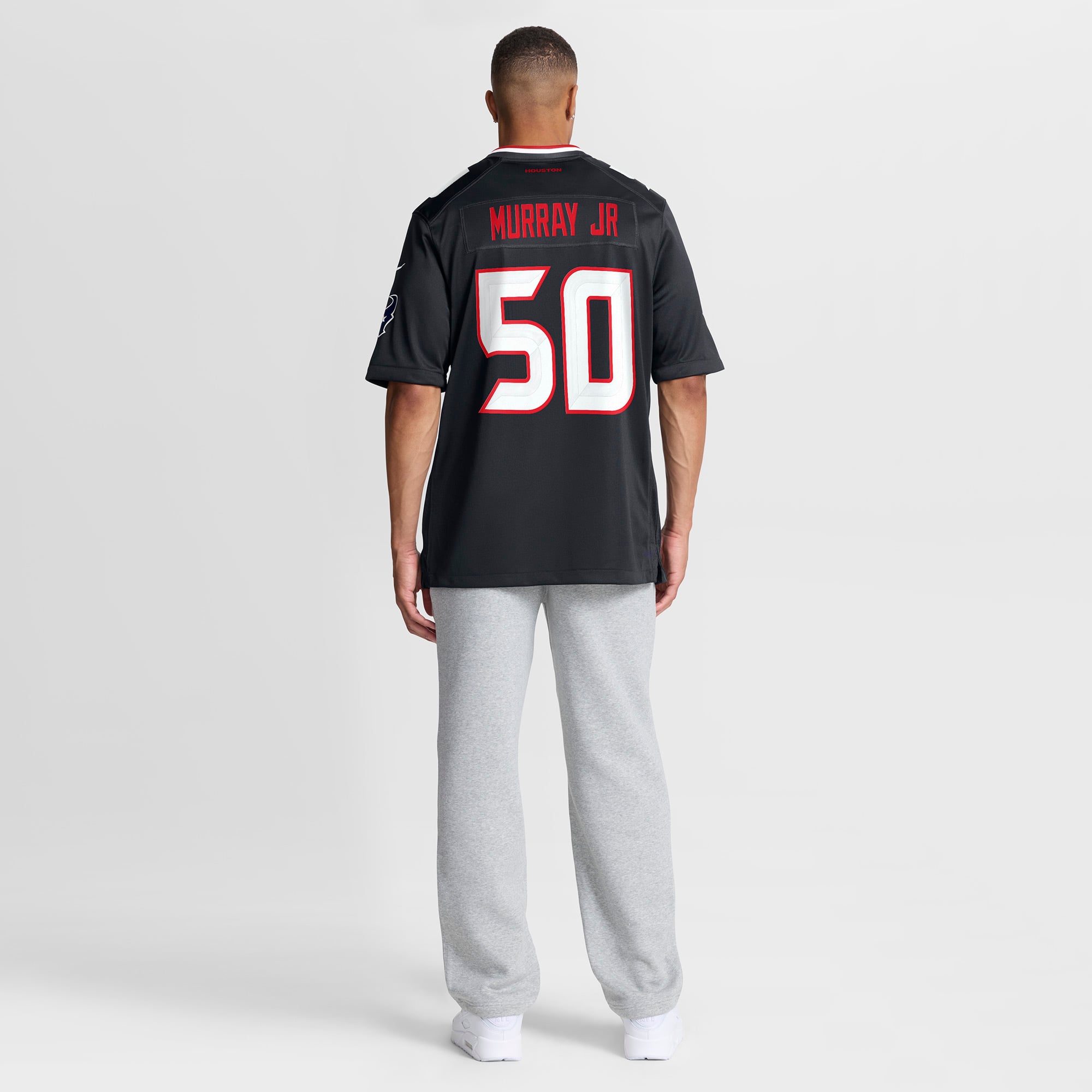 Maillot de match Nike Kenneth Murray Jr. bleu marine des Houston Texans pour homme