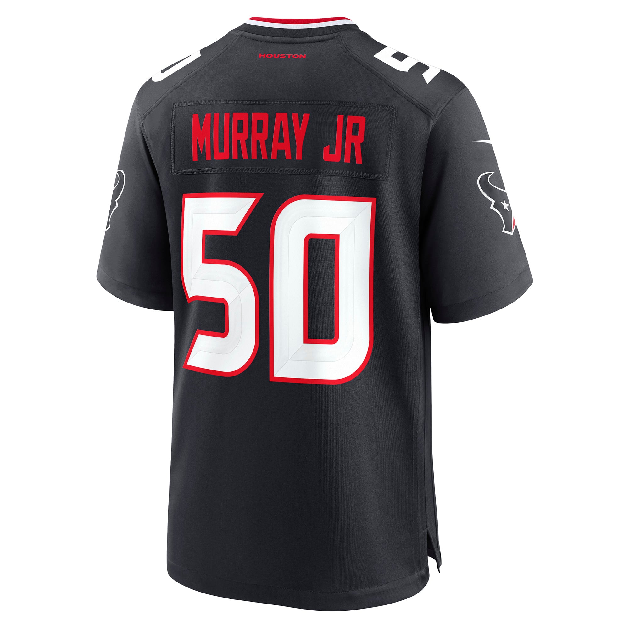 Maillot de match Nike Kenneth Murray Jr. bleu marine des Houston Texans pour homme