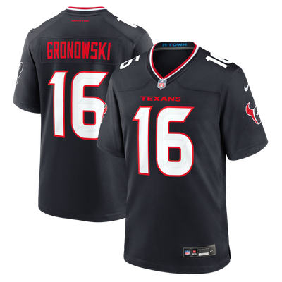 Mark Gronowski Houston Texans Nike Team Game Jersey - Navy