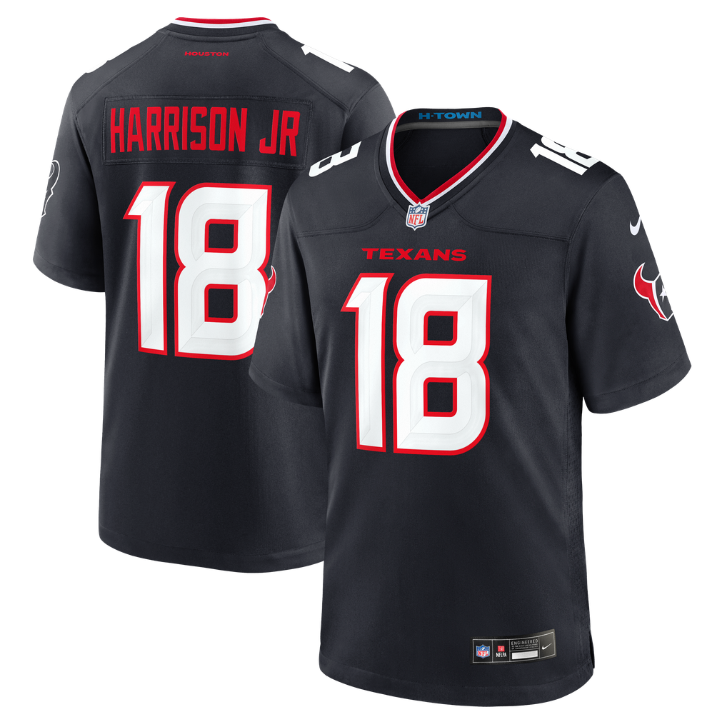 Marvin Harrison Jr. Houston Texans Nike Team Game Jersey - Navy
