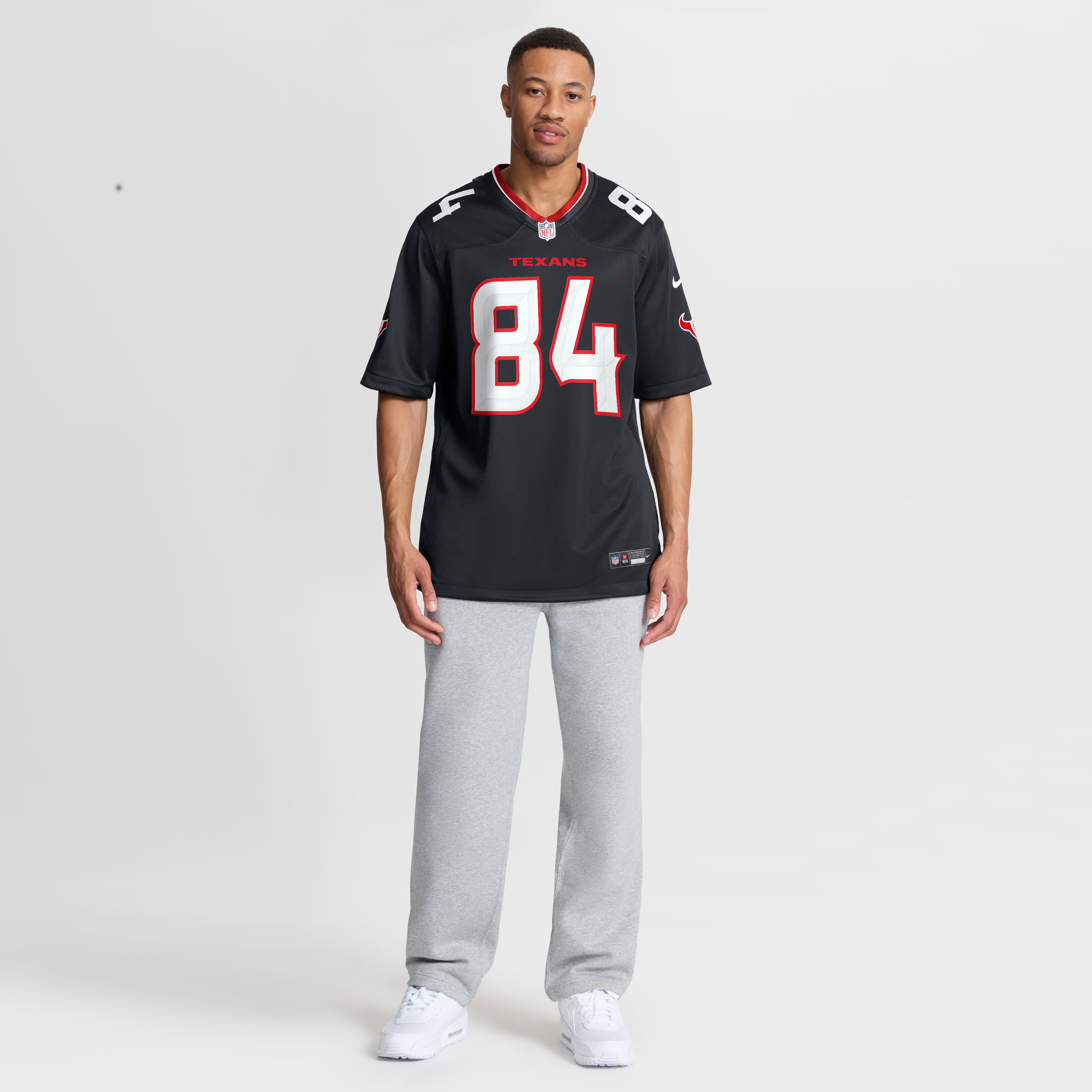 Men's Nike Mitch Tinsley Navy Houston Texans Team Game Jersey