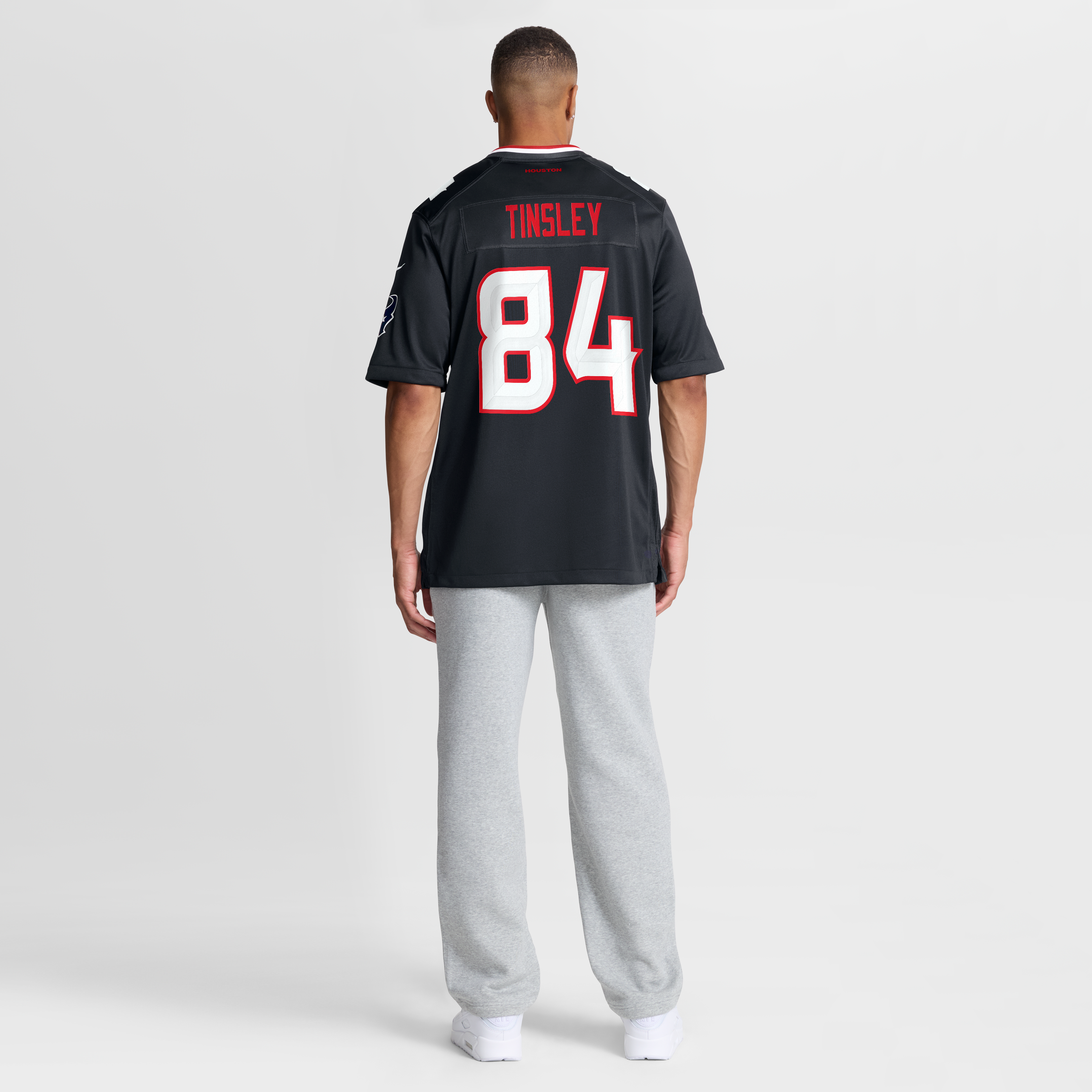 Men's Nike Mitch Tinsley Navy Houston Texans Team Game Jersey