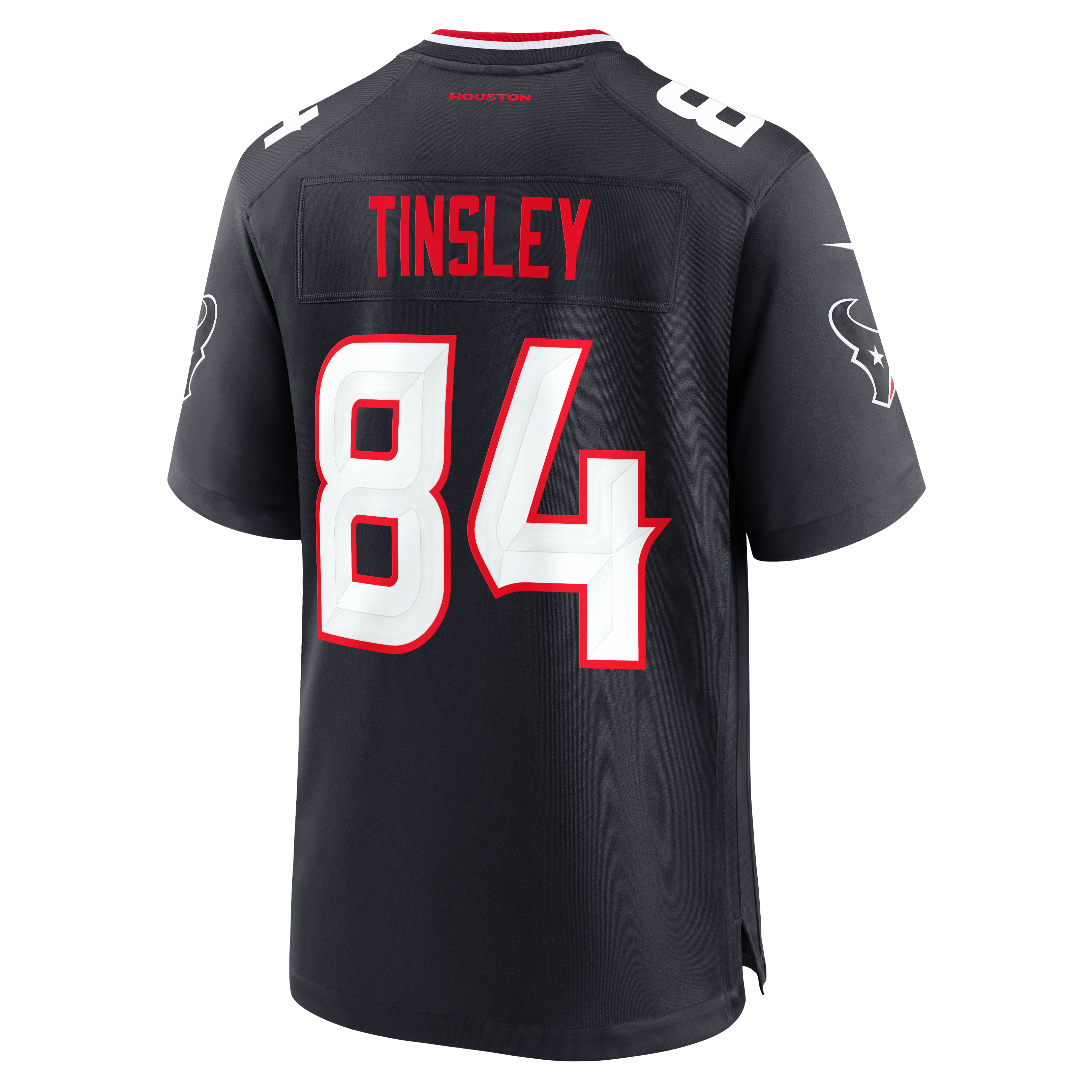 Men's Nike Mitch Tinsley Navy Houston Texans Team Game Jersey