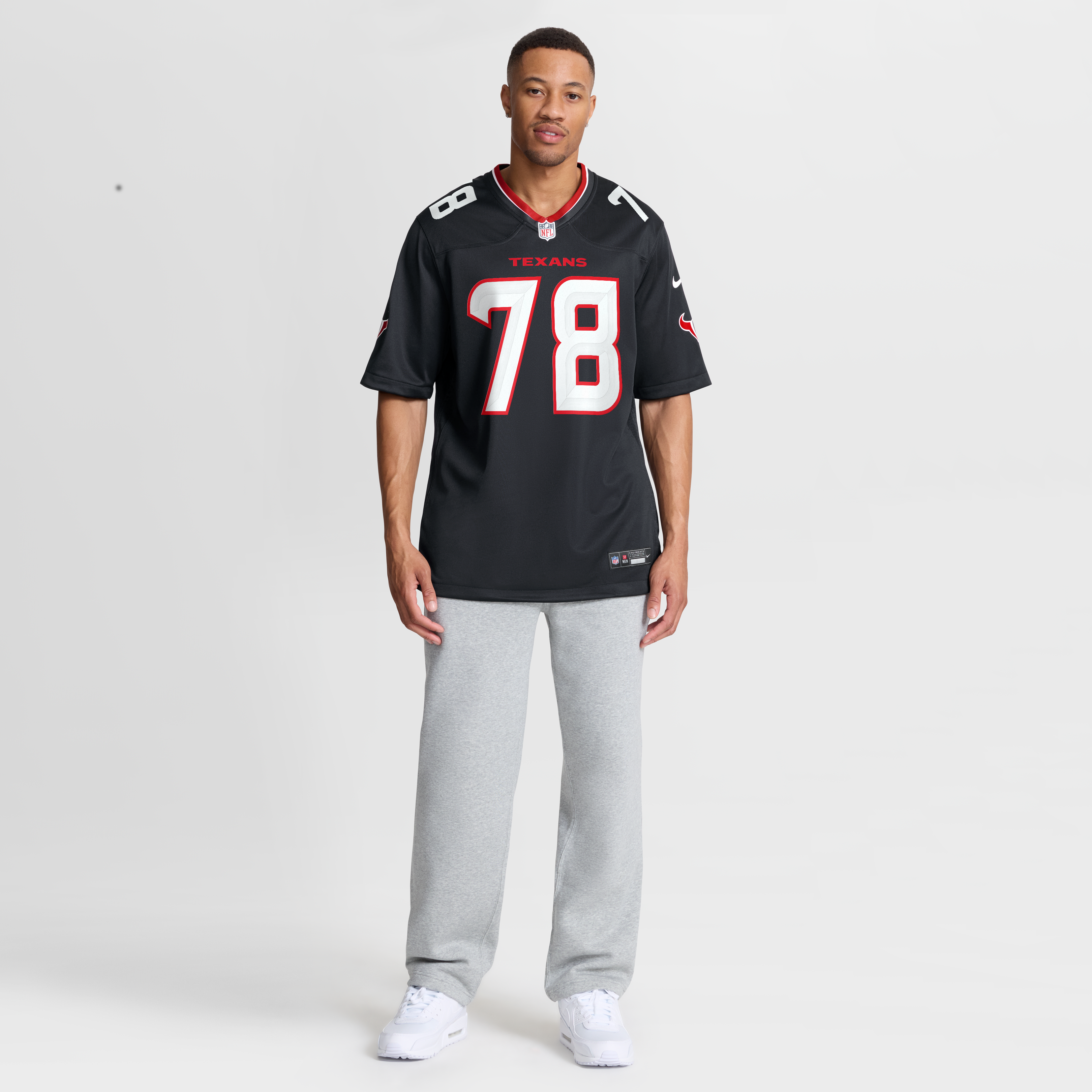 Men's Nike Nathan Thomas Navy Houston Texans Team Game Jersey