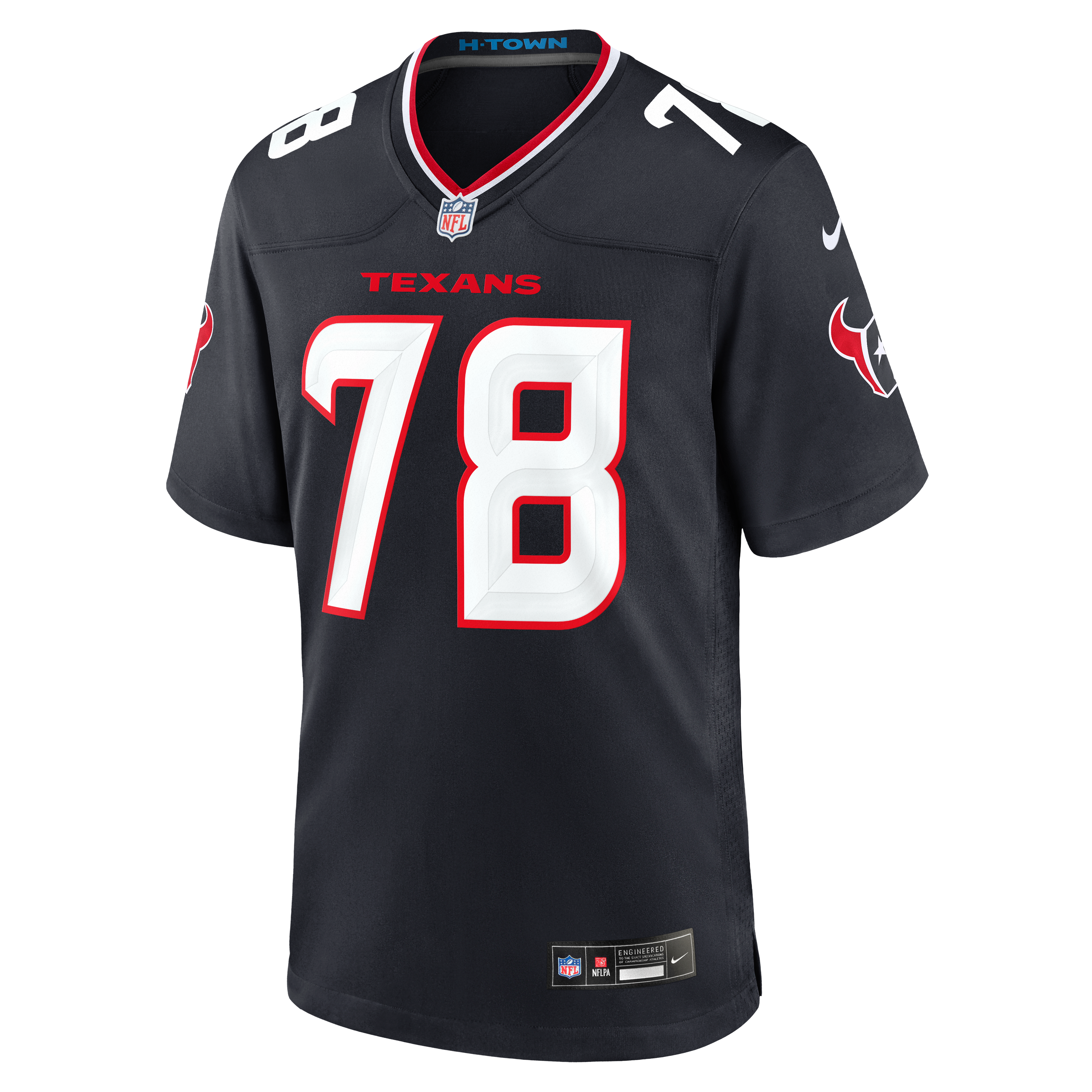 Men's Nike Nathan Thomas Navy Houston Texans Team Game Jersey