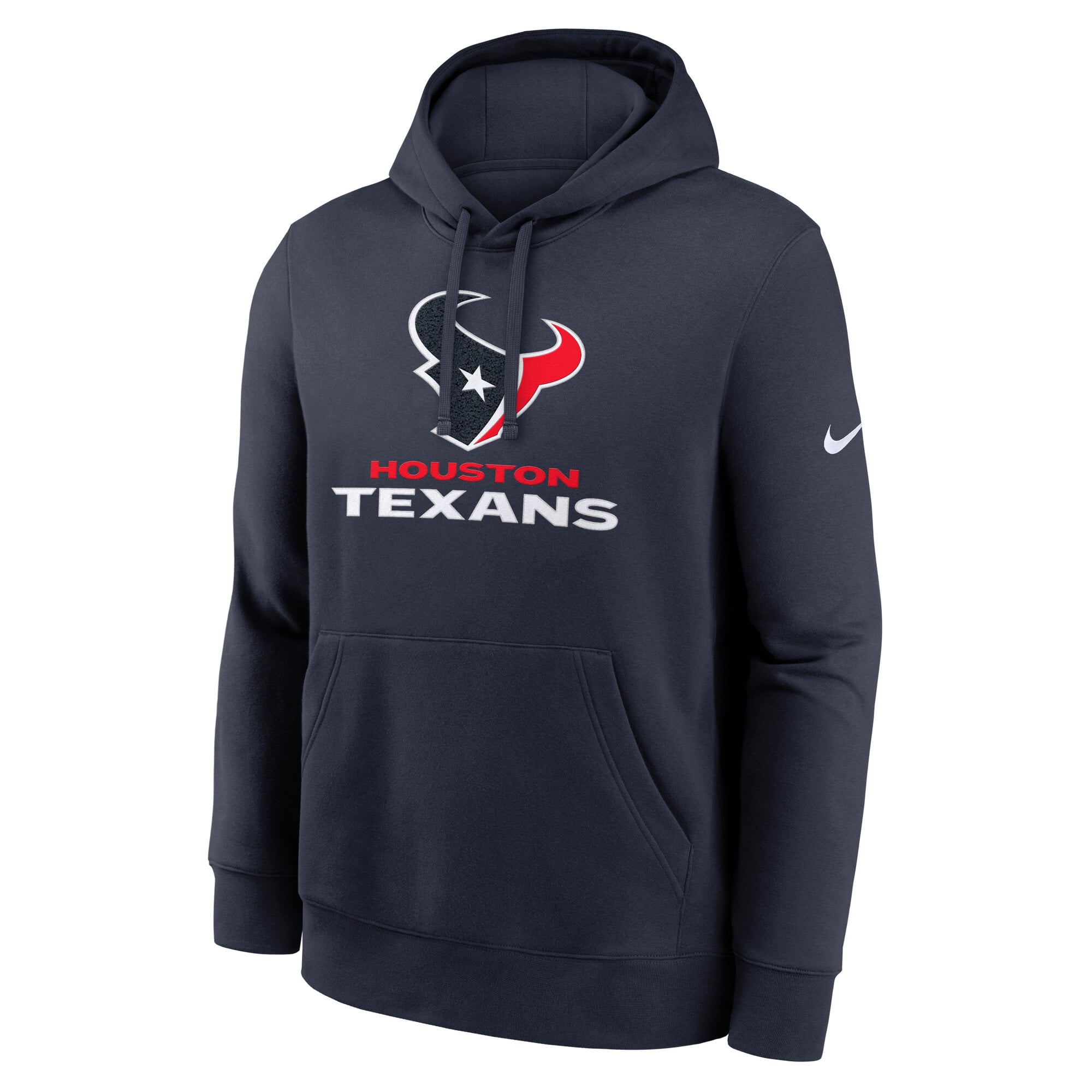 Men's Nike Navy Houston Texans Best Season Rewind Club Pullover Hoodie