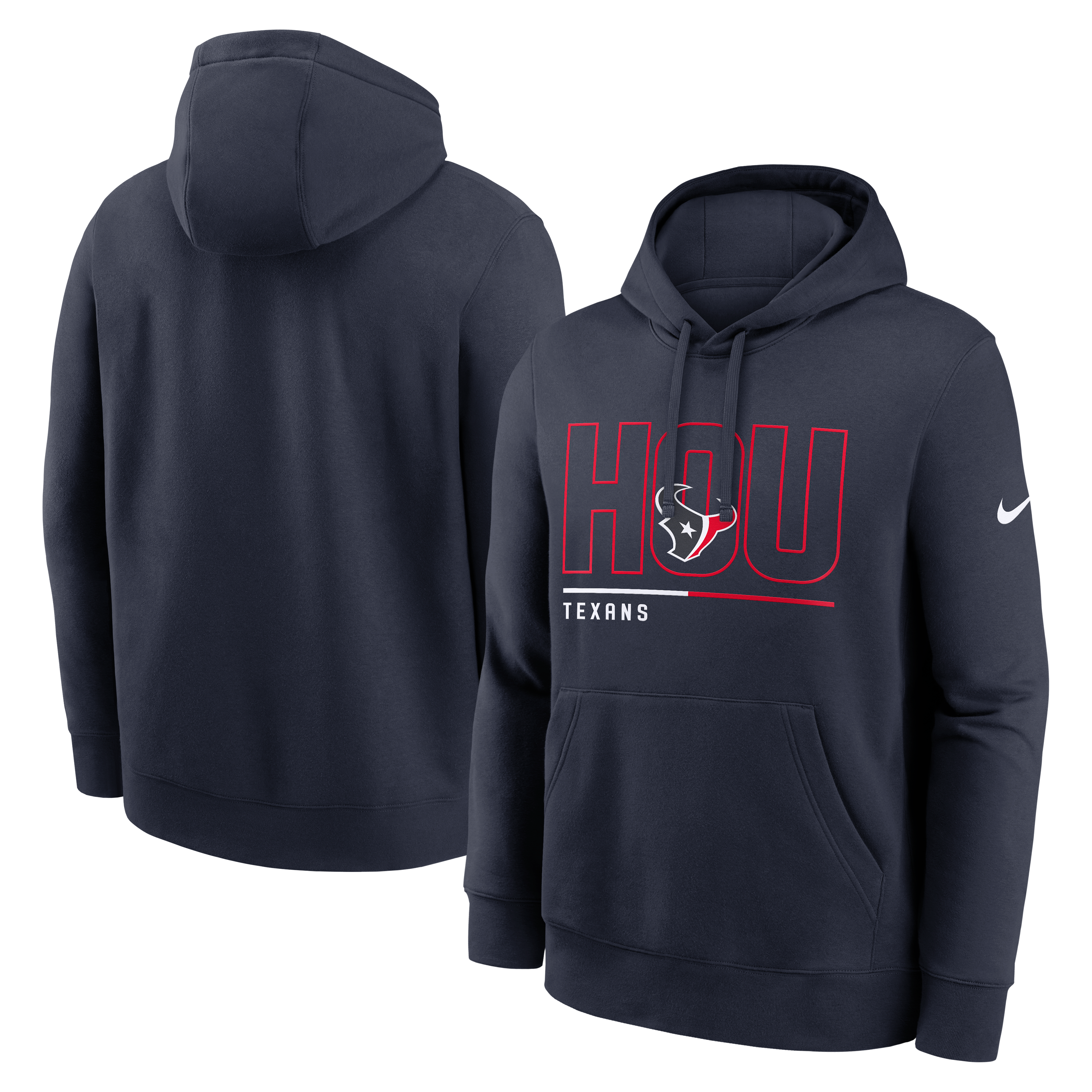 Men's Nike Navy Houston Texans City Code Hoodie