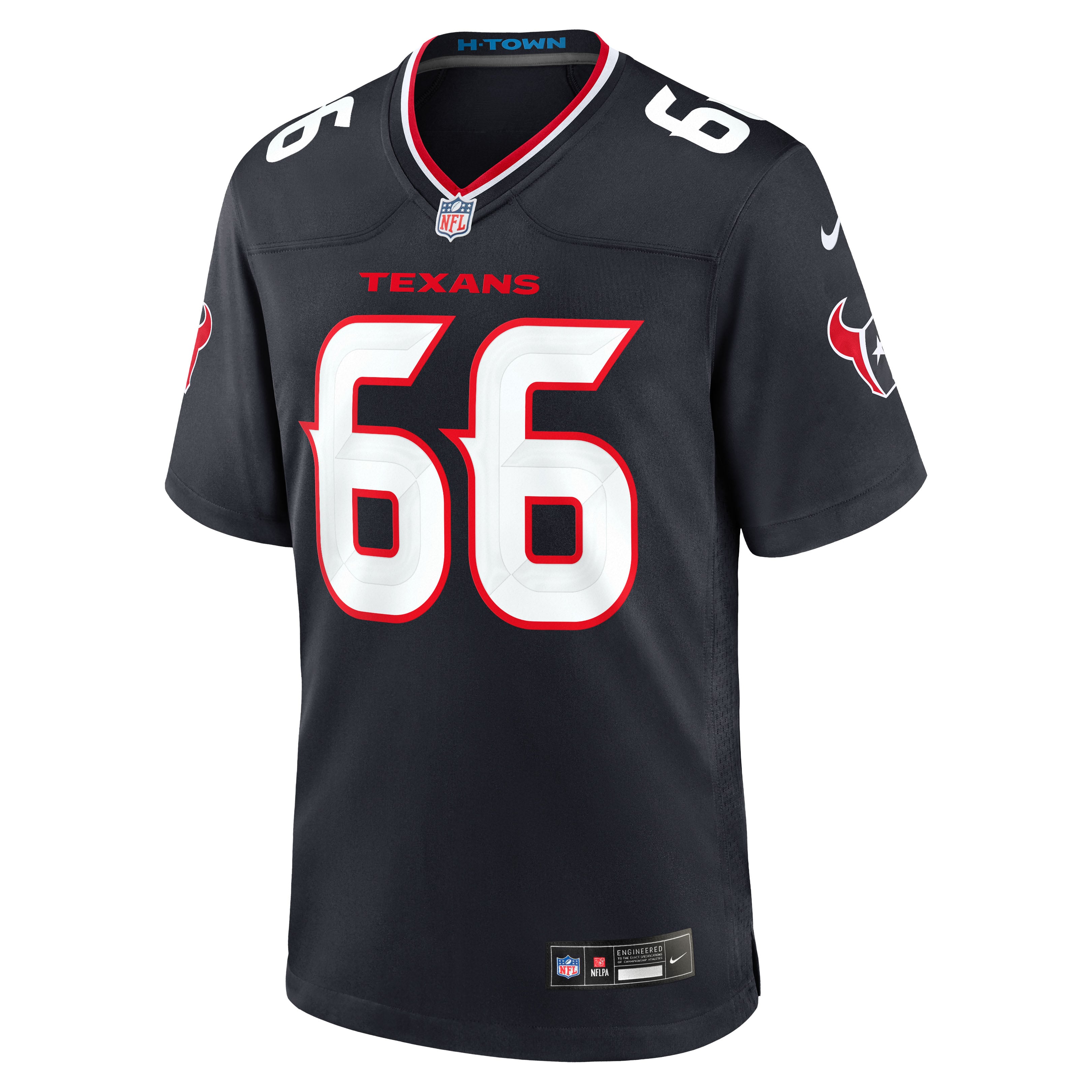 Men's Nike Navy Houston Texans Keylan Rutledge Team Game Jersey