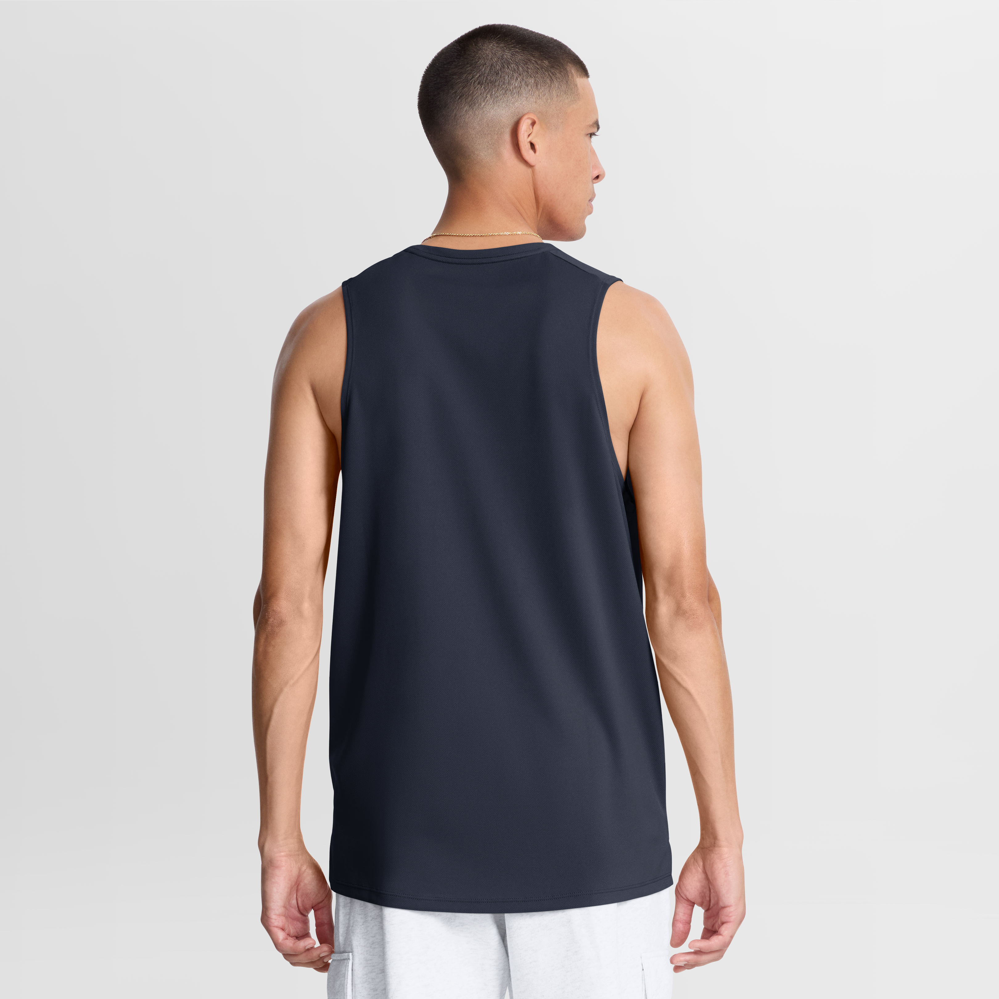 Débardeur Nike Dri-FIT bleu marine Houston Texans Kickoff Miler pour homme