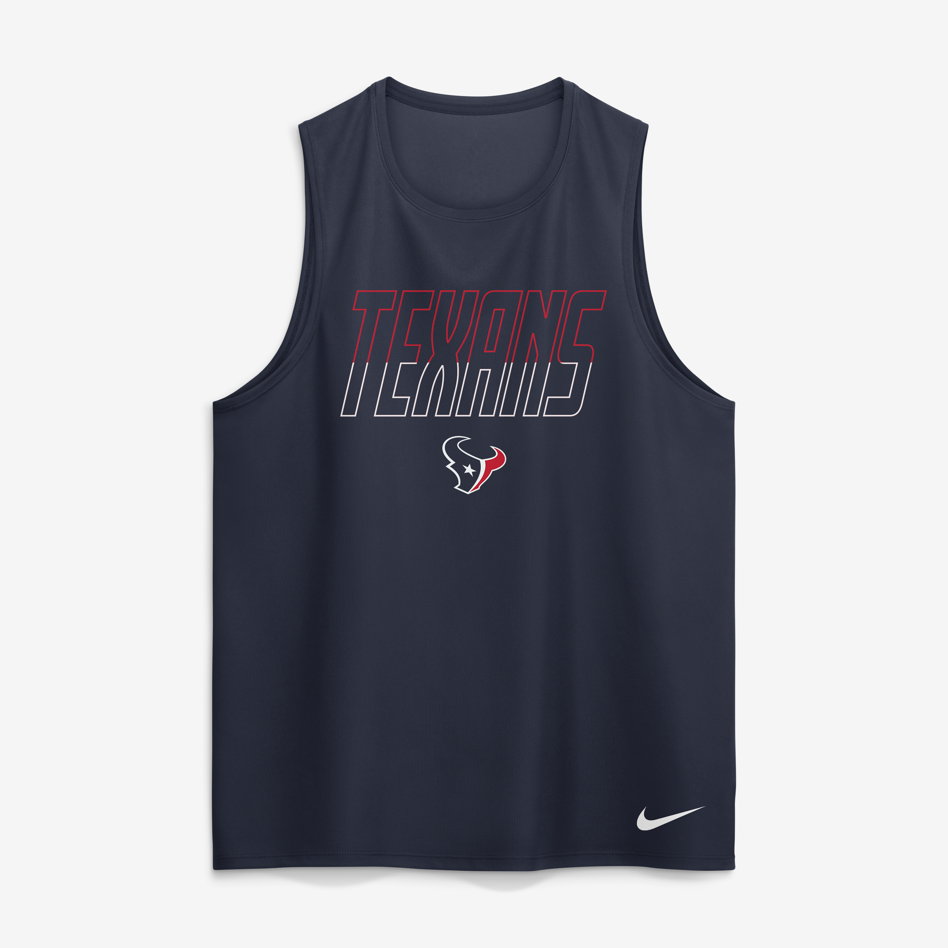Débardeur Nike Dri-FIT bleu marine Houston Texans Kickoff Miler pour homme